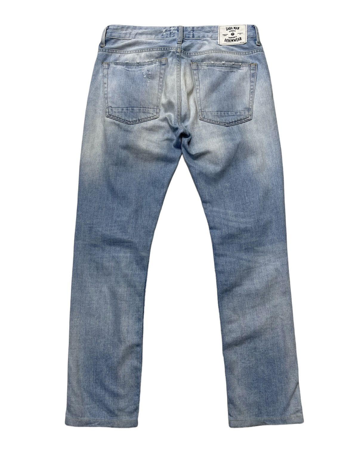 Zara Distressed DeNim Size US 34 / EU 50 - 2 Thumbnail