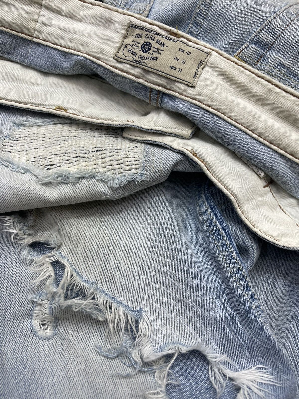 Zara Distressed DeNim Size US 34 / EU 50 - 13 Thumbnail