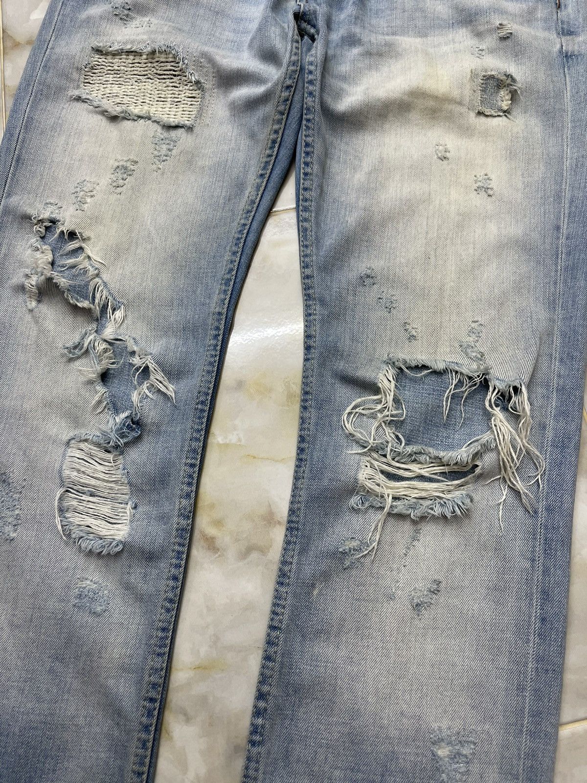 Zara Distressed DeNim Size US 34 / EU 50 - 6 Thumbnail