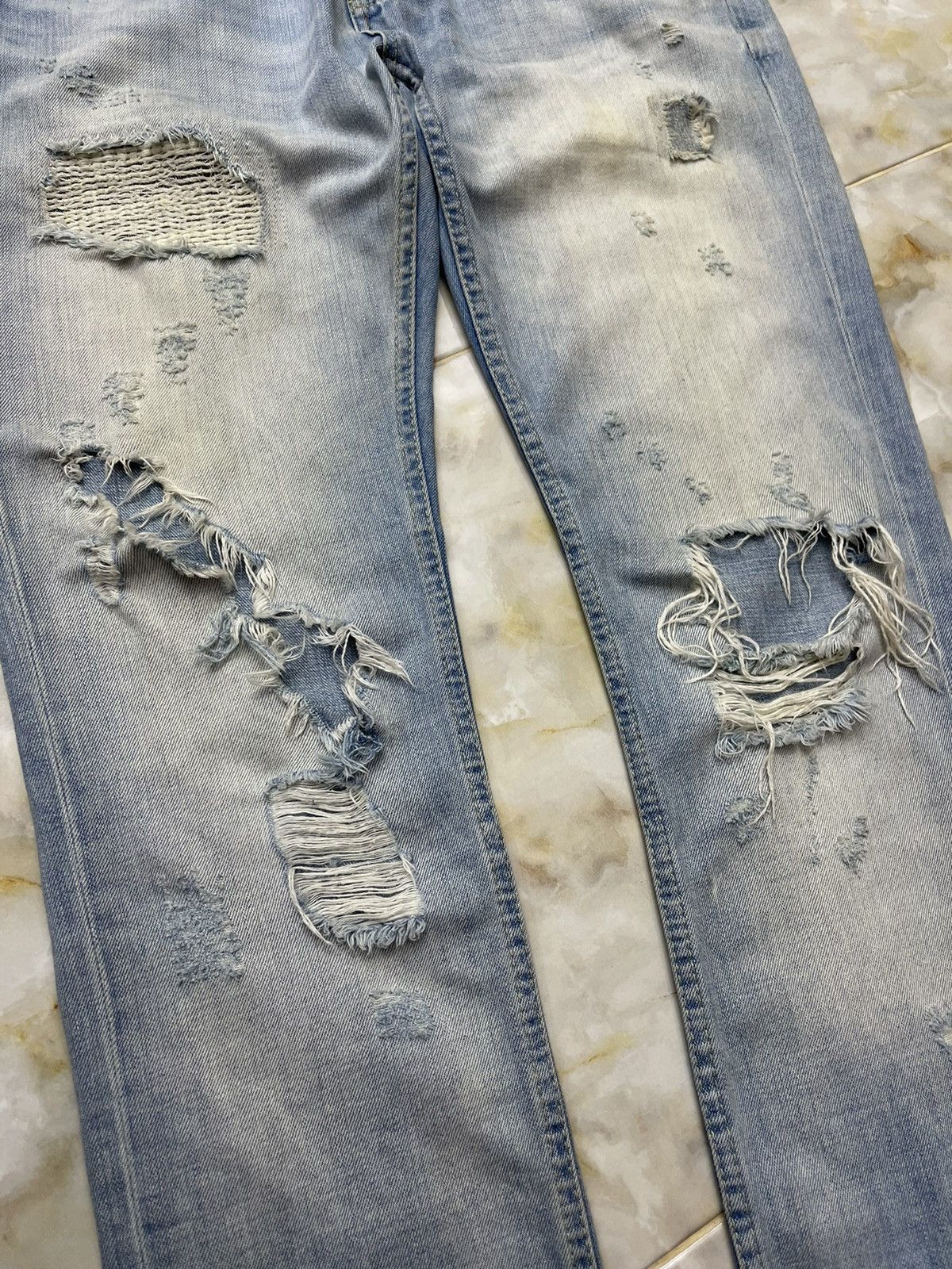 Zara Distressed DeNim Size US 34 / EU 50 - 7 Thumbnail