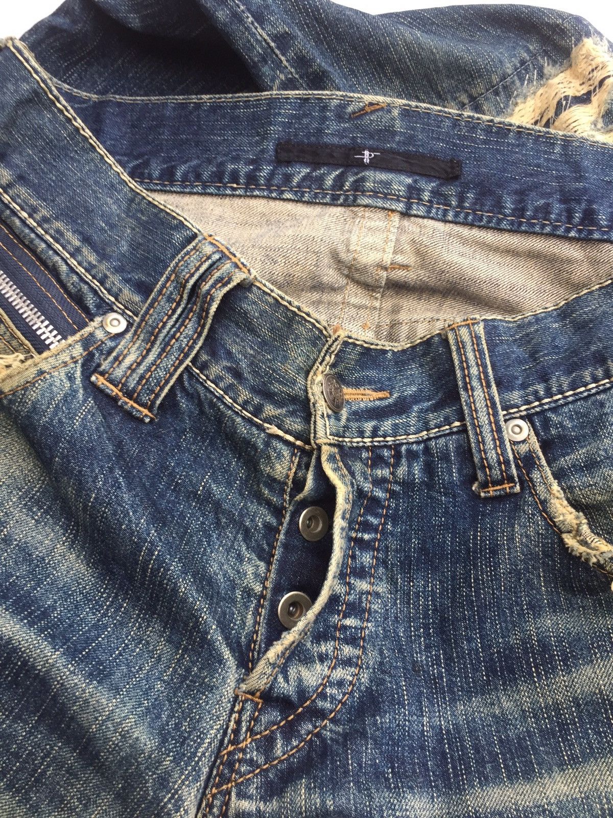 NO ID No Id Distressed Denim Size US 32 / EU 48 - 14 Thumbnail