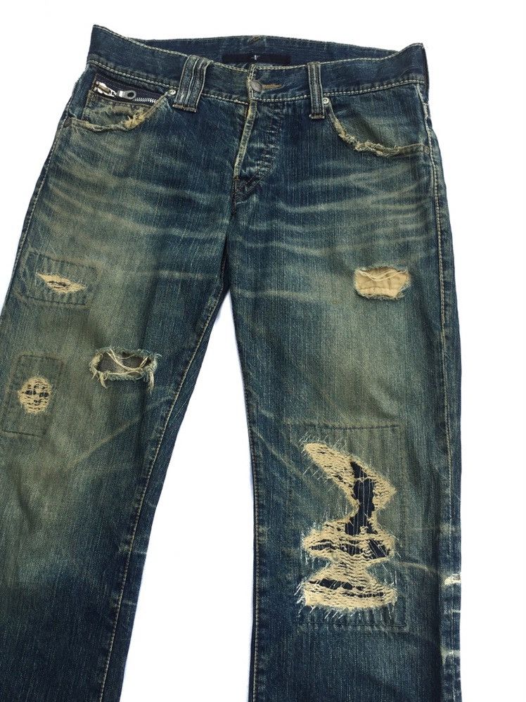NO ID No Id Distressed Denim Size US 32 / EU 48 - 4 Thumbnail