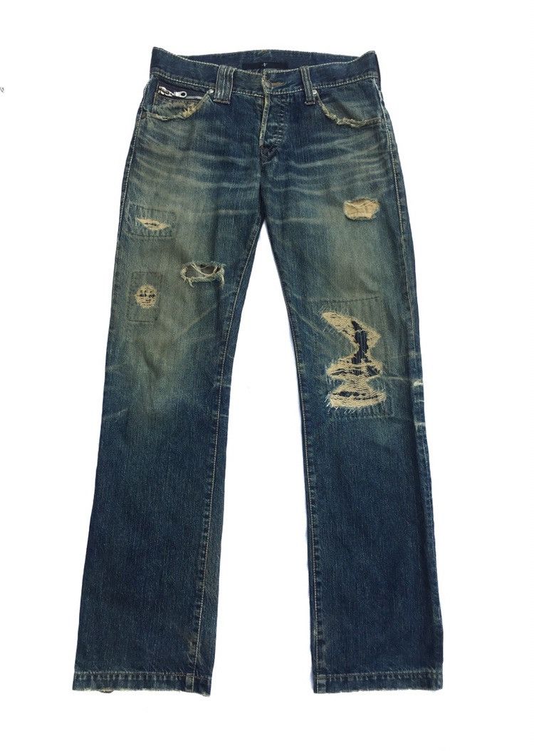 NO ID No Id Distressed Denim Size US 32 / EU 48 - 1 Thumbnail