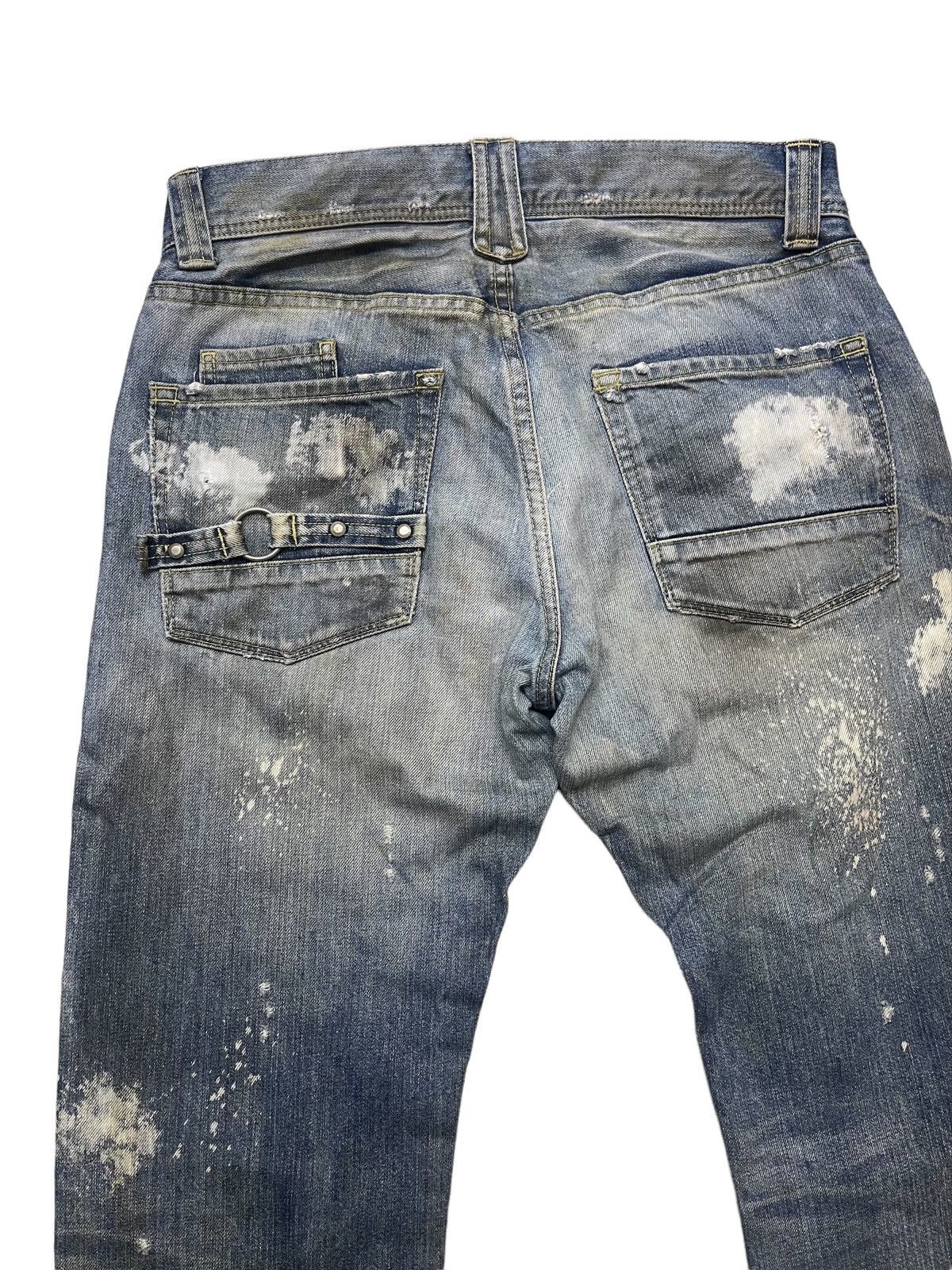 Japanese Brand Japanese Ufin & Sons Distressed Paint Splatted Jeans Size US 33 - 14 Thumbnail