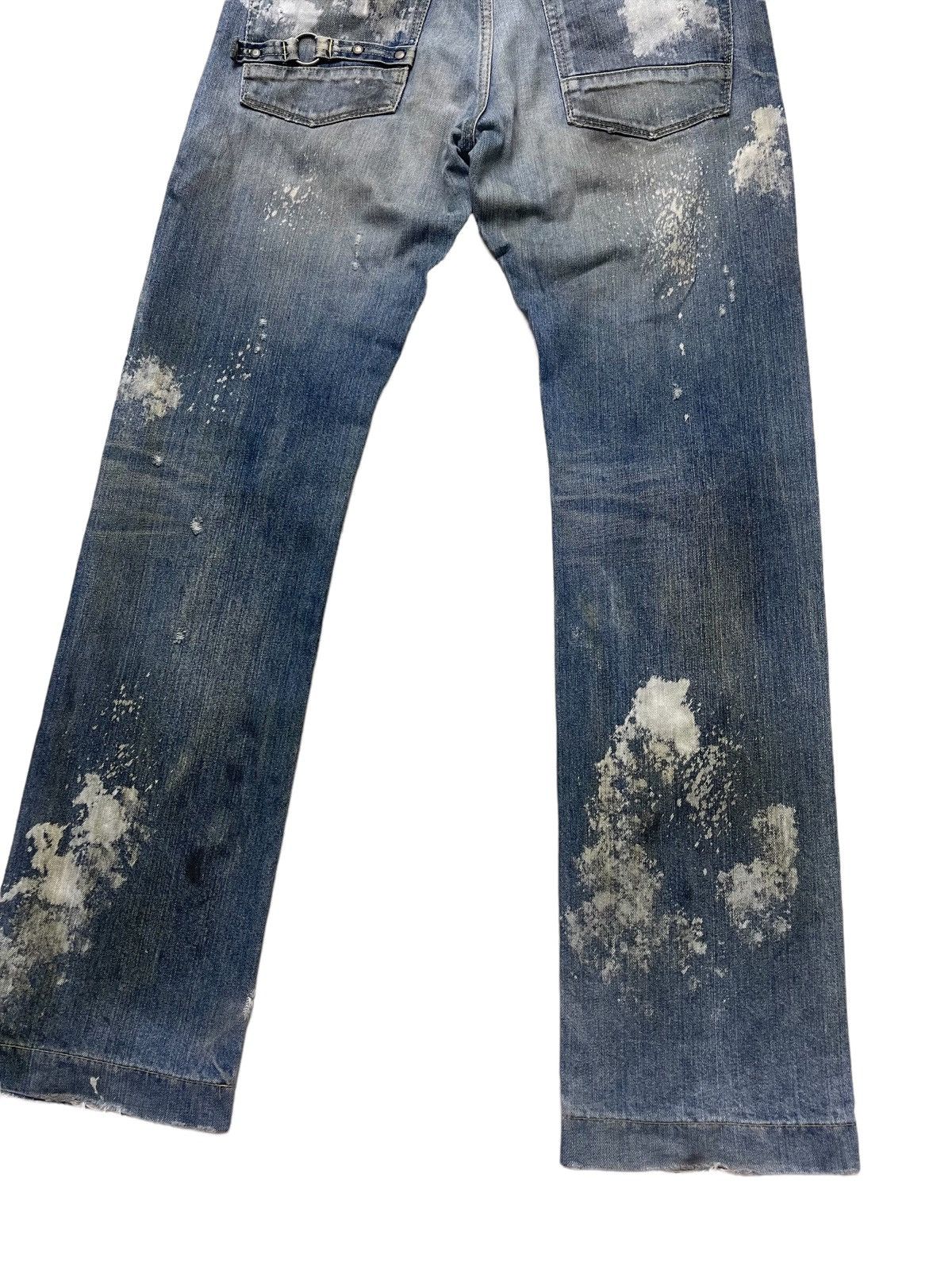 Japanese Brand Japanese Ufin & Sons Distressed Paint Splatted Jeans Size US 33 - 12 Thumbnail