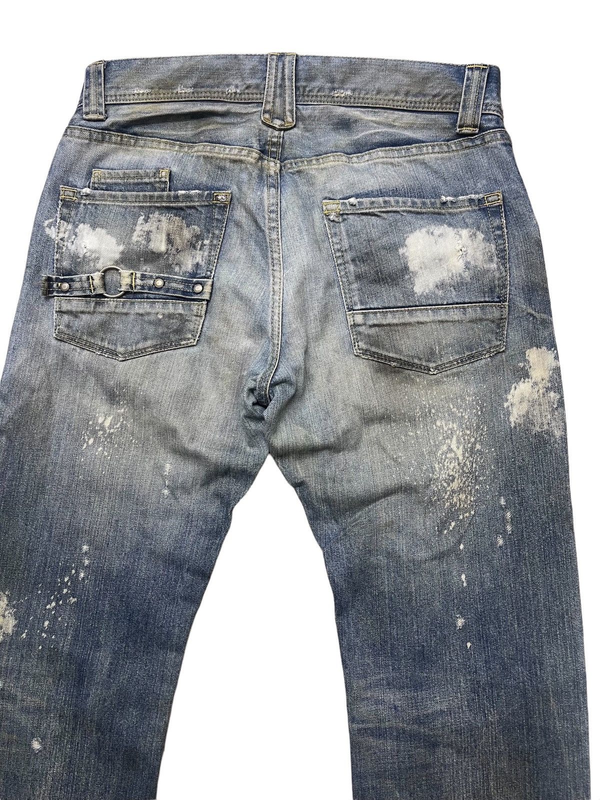 Japanese Brand Japanese Ufin & Sons Distressed Paint Splatted Jeans Size US 33 - 13 Thumbnail