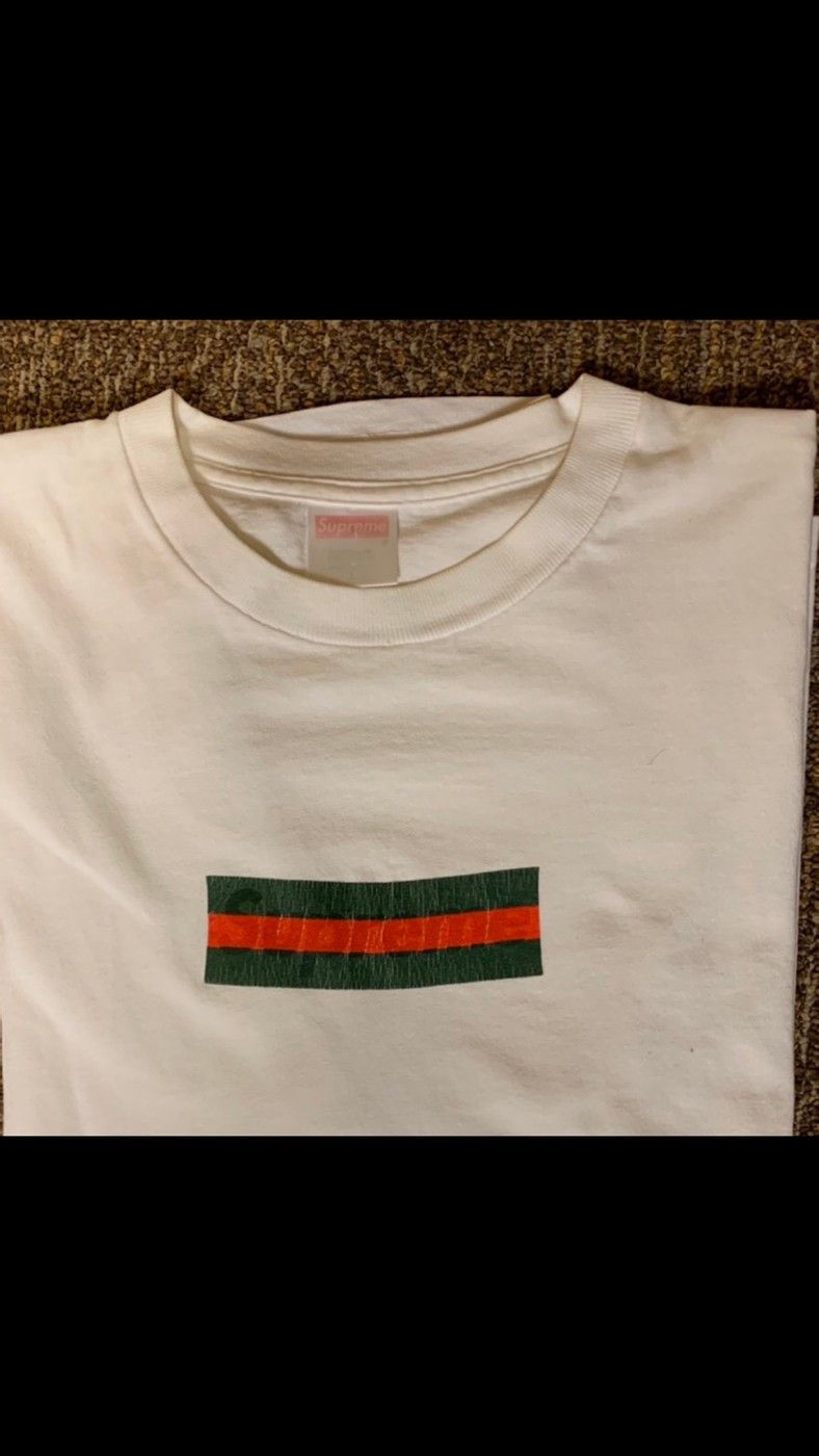 Supreme 2000 Supreme Gucci Box Logo Tee Size US L / EU 52-54 / 3 - 12 Thumbnail