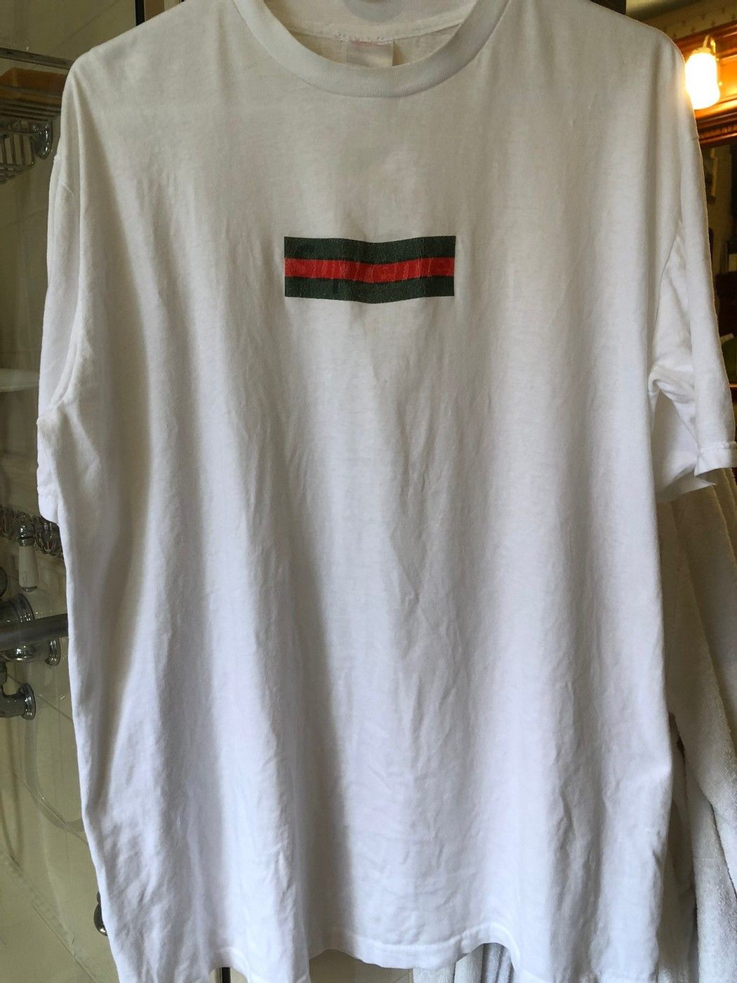 Supreme 2000 Supreme Gucci Box Logo Tee Size US L / EU 52-54 / 3 - 4 Thumbnail