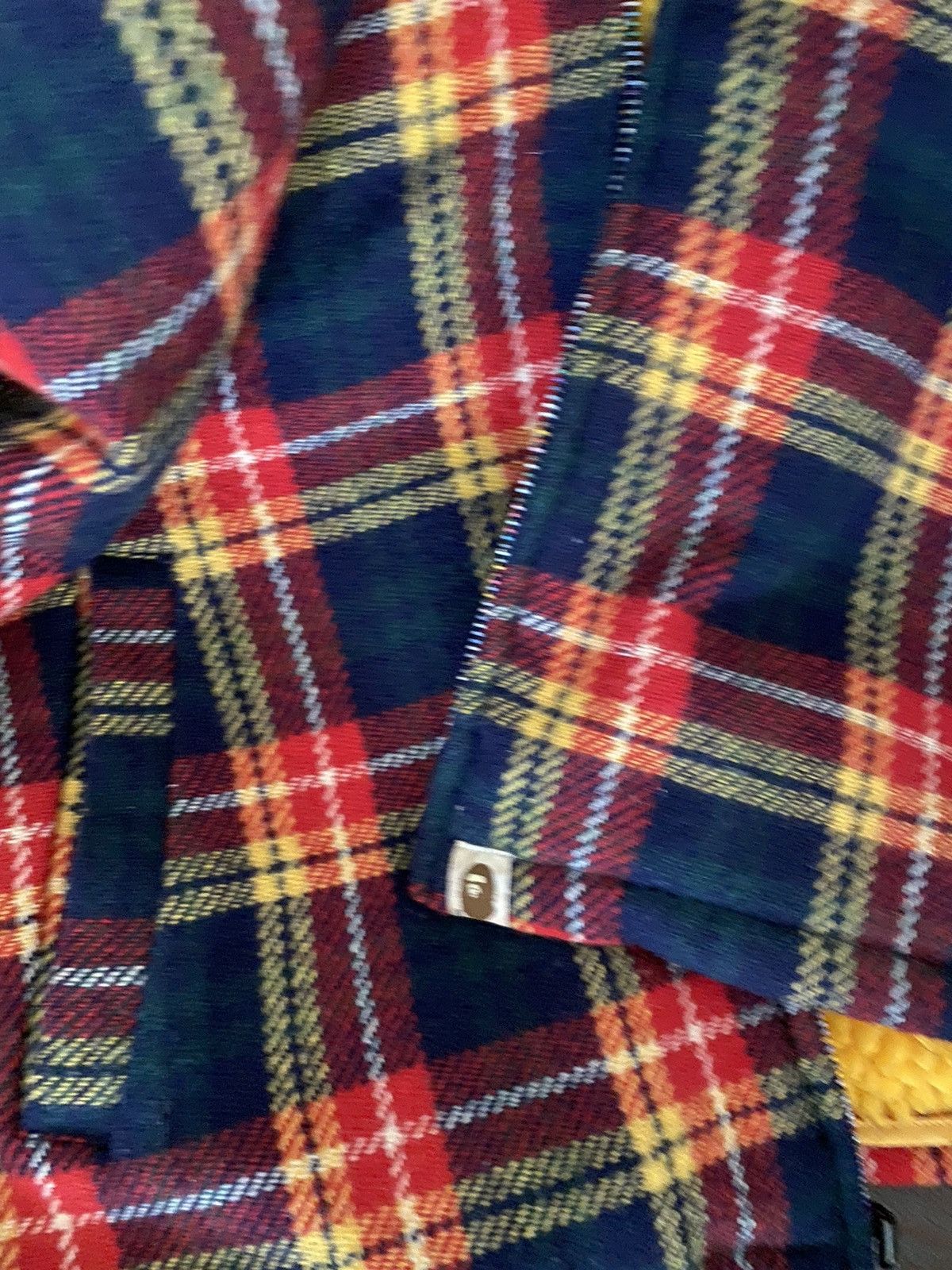 Bape × Vintage Plaid Wool Work Jacket Size US XL / EU 56 / 4 - 3 Thumbnail