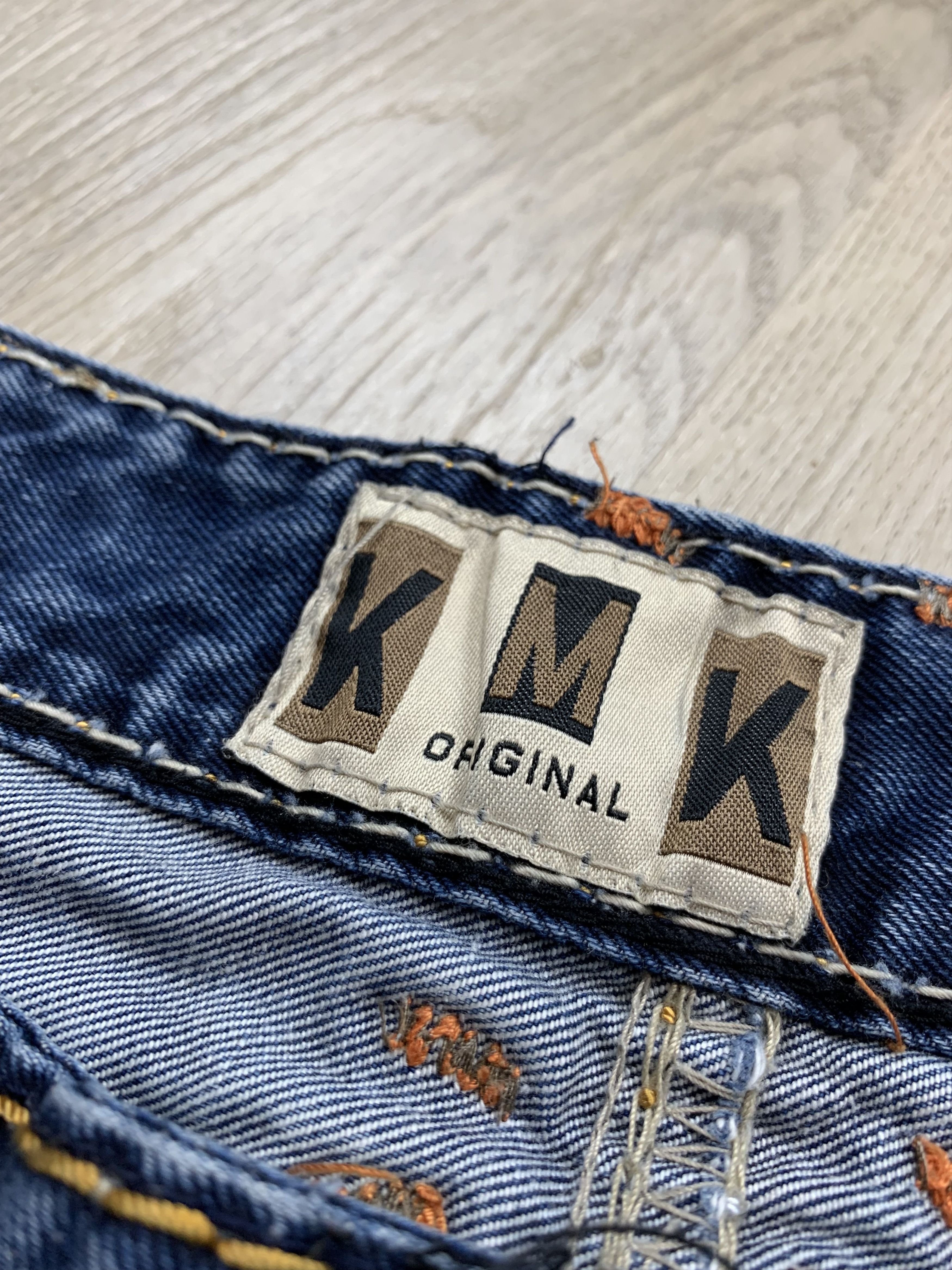 Japanese Brand K&M Kosmo Lupo Patchwork Denim Pants Jeans Size US 36 / EU 52 - 5 Thumbnail