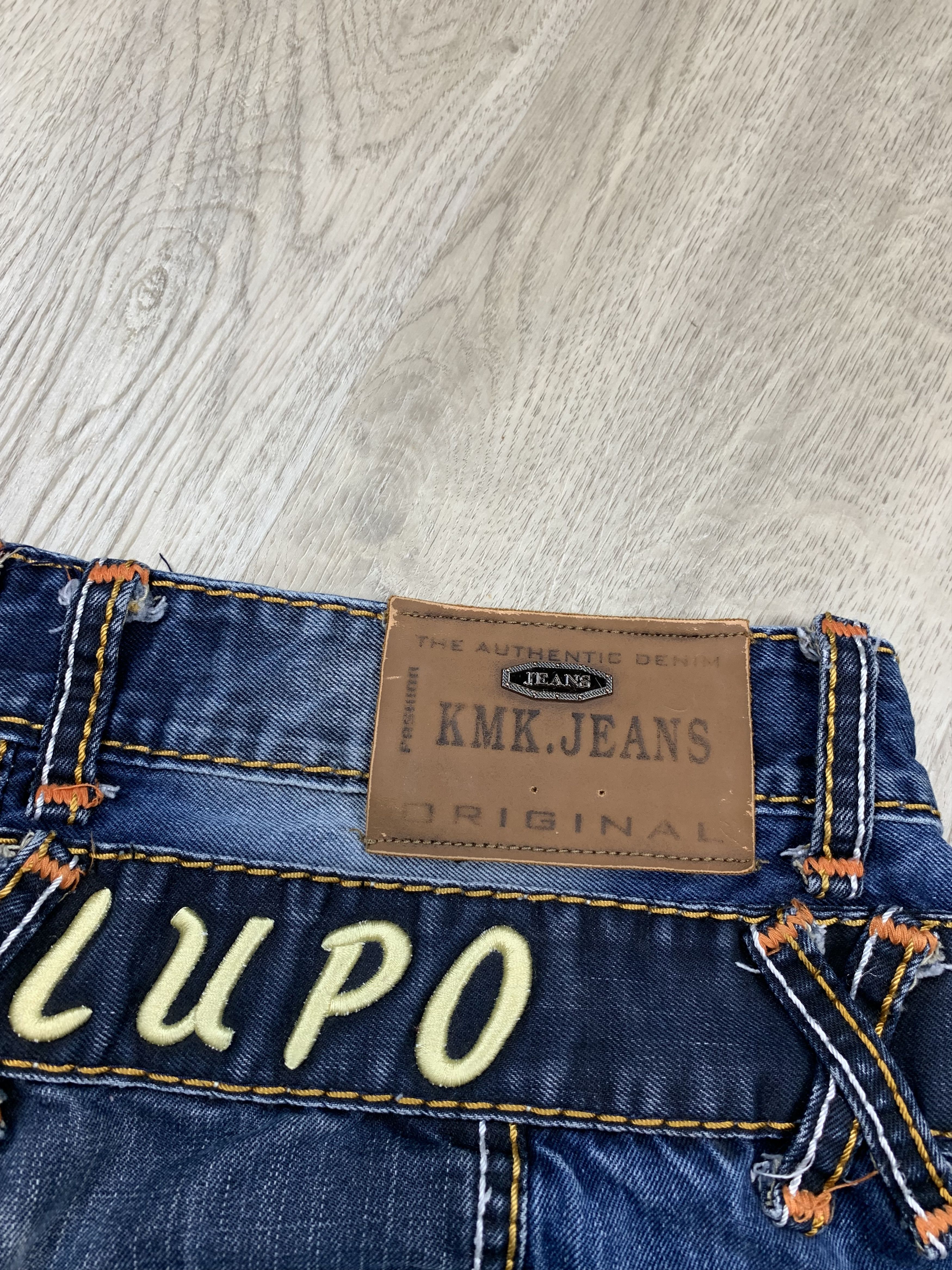 Japanese Brand K&M Kosmo Lupo Patchwork Denim Pants Jeans Size US 36 / EU 52 - 9 Thumbnail