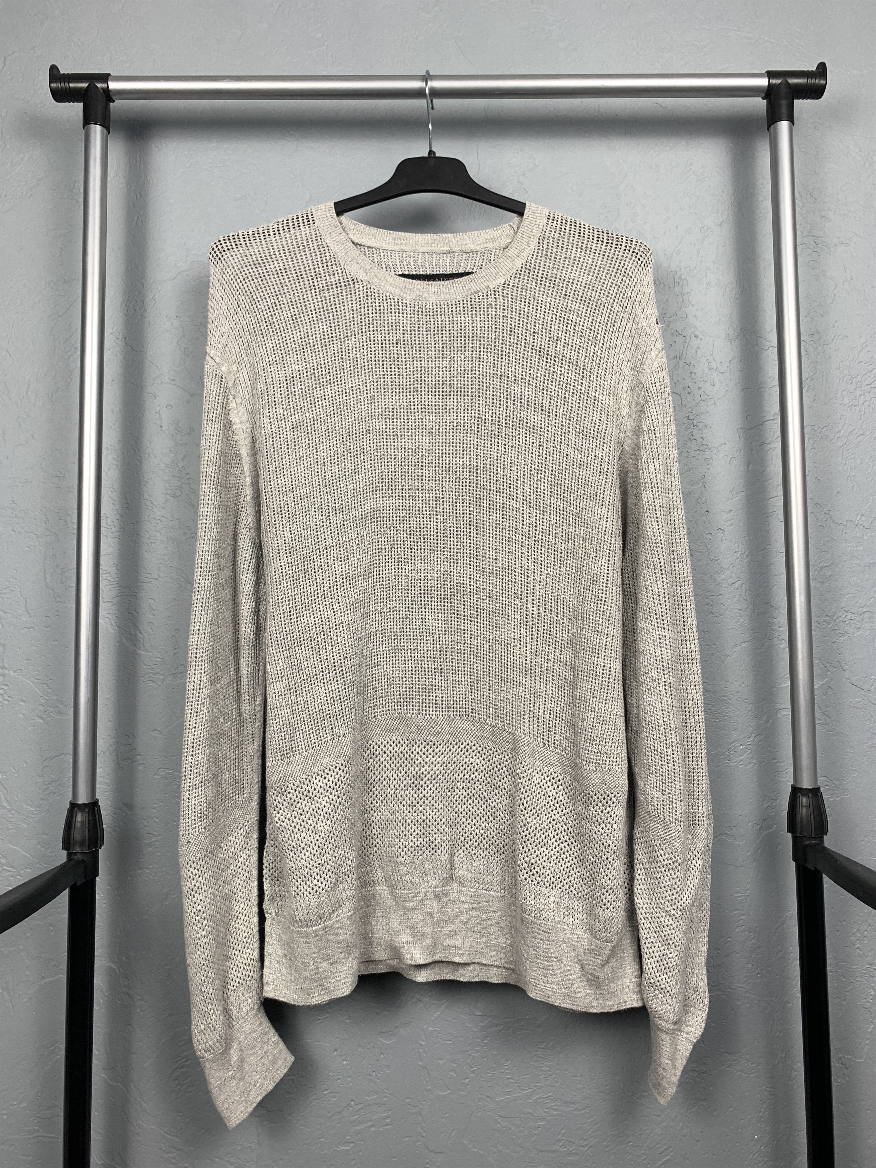 Allsaints Allsaints Mens Knit Ribbed Sweater Size US L / EU 52-54 / 3 - 1 Thumbnail