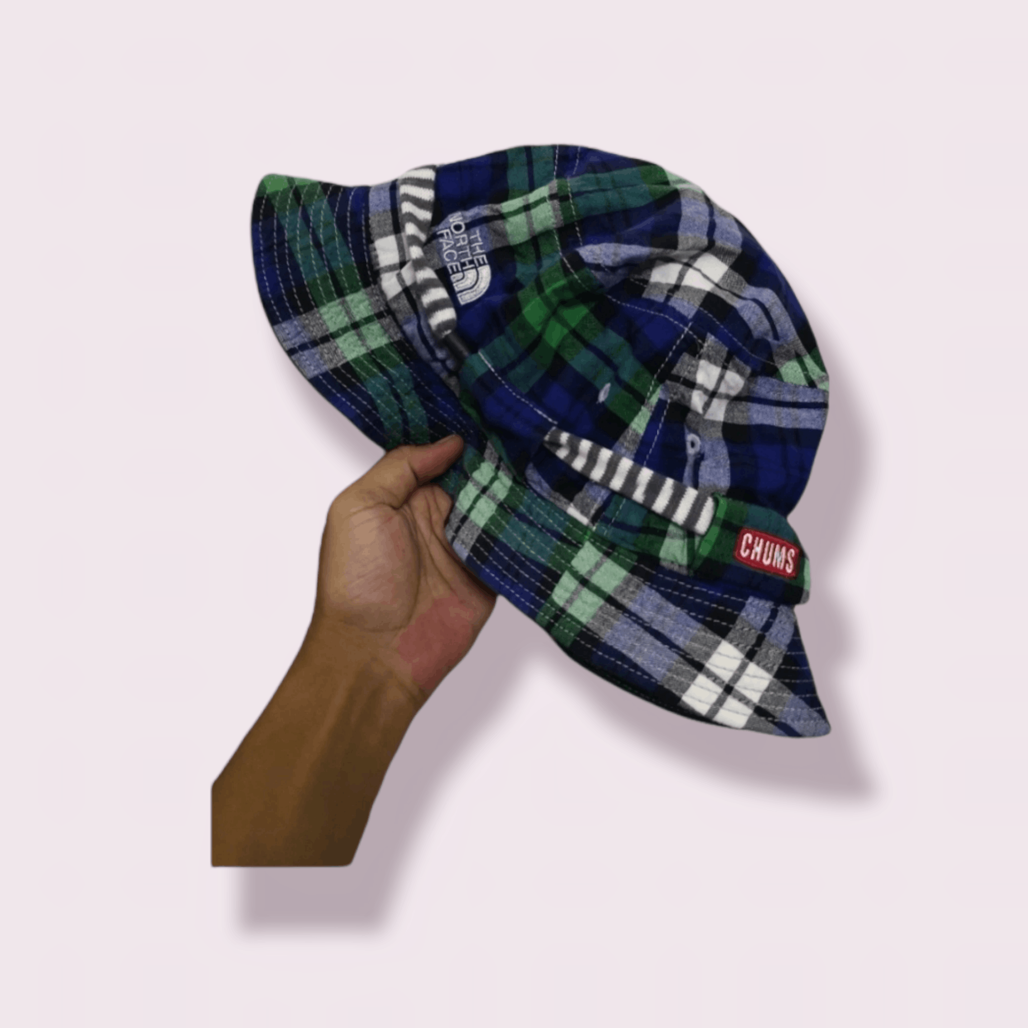 Chums × The North Face VINTAGE CHUMS X THE NORTH FACE - PLAID OUTDOOR BUCKET HAT Size ONE SIZE - 9 Thumbnail