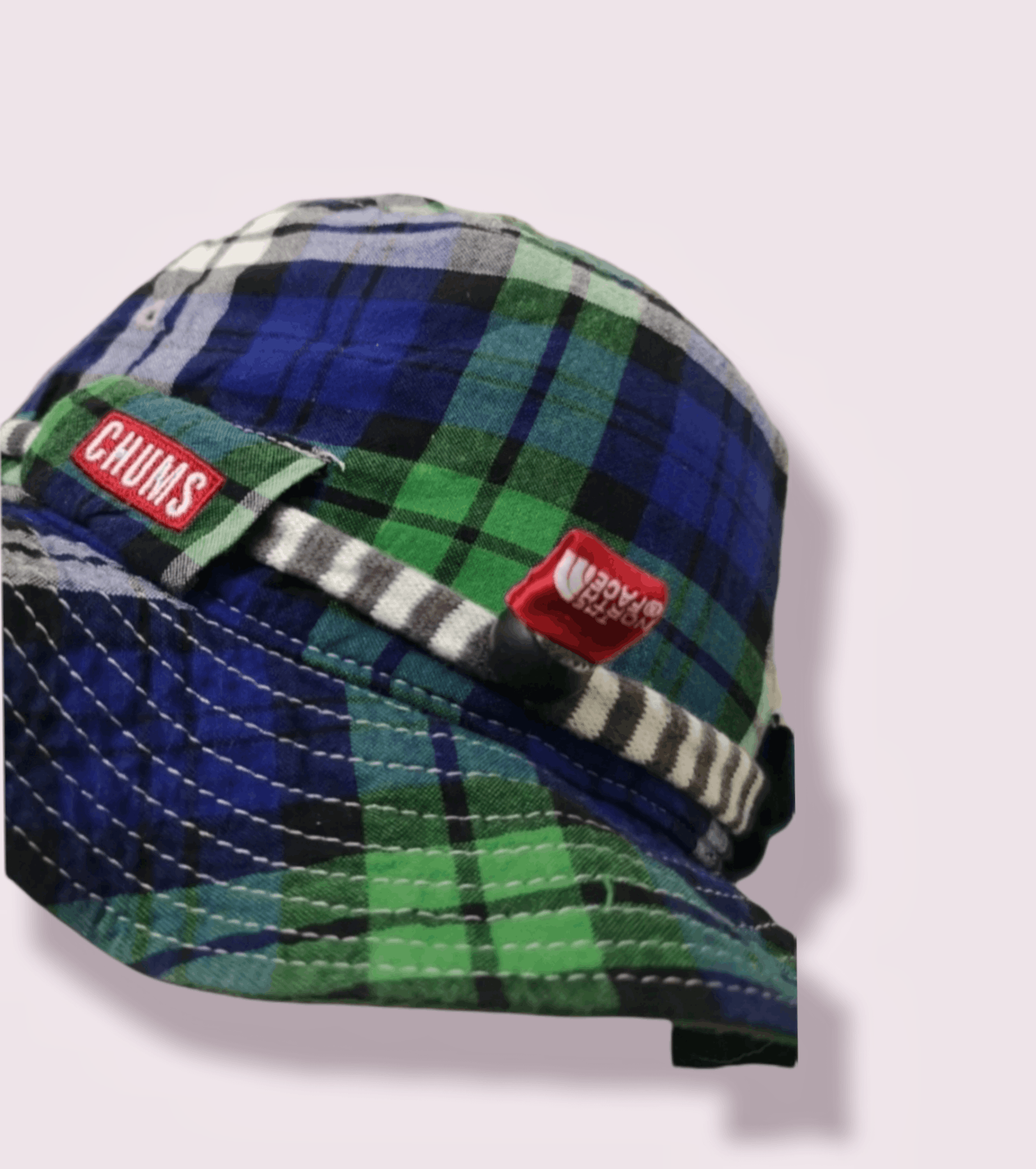 Chums × The North Face VINTAGE CHUMS X THE NORTH FACE - PLAID OUTDOOR BUCKET HAT Size ONE SIZE - 4 Thumbnail