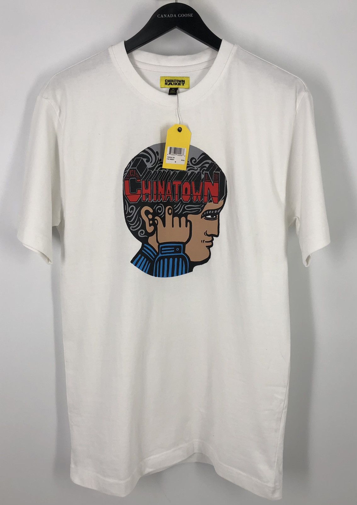 Market Chinatown Market Thinking White T-Shirt Medium Size US M / EU 48-50 / 2 - 1 Thumbnail