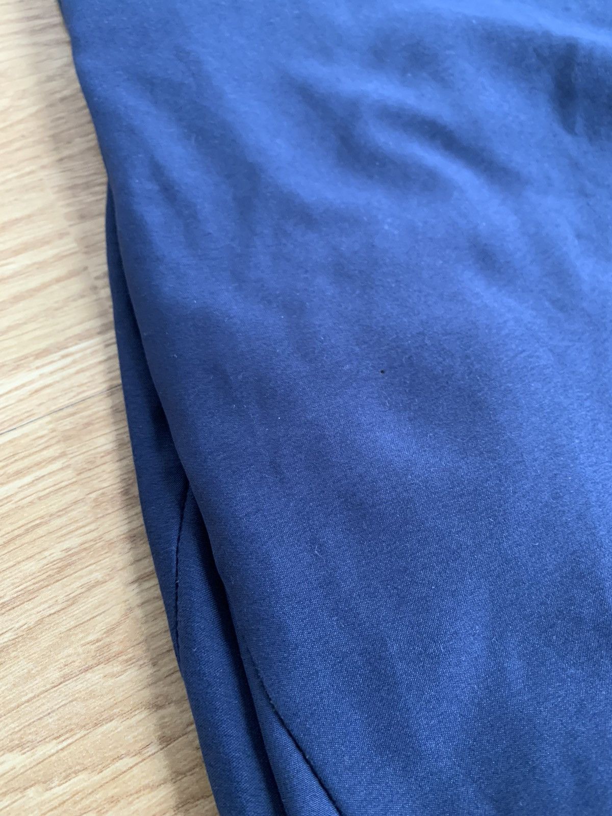 Nike × Vintage Vintage y2k Nike Navy Track Pants Swoosh Size US 32 / EU 48 - 6 Thumbnail