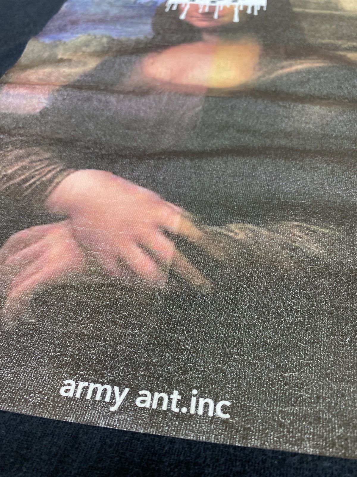 Arts & Science Vintage Army ant.inc Monalisa Photo T-Shirt Size US M / EU 48-50 / 2 - 4 Thumbnail