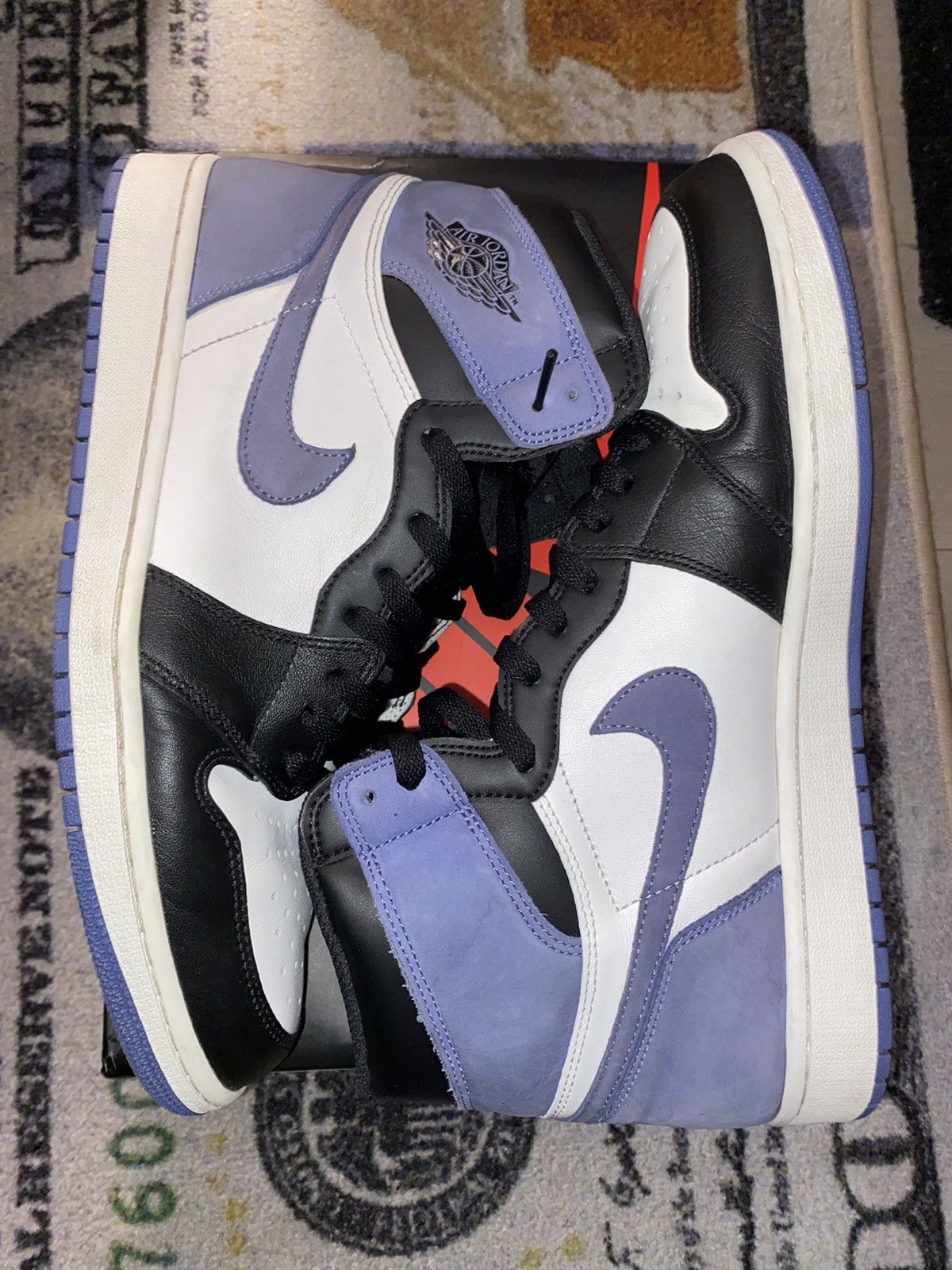 Jordan Brand × Nike Jordan 1 Retro High Blue Moon Size US 13 / EU 46 - 1 Thumbnail