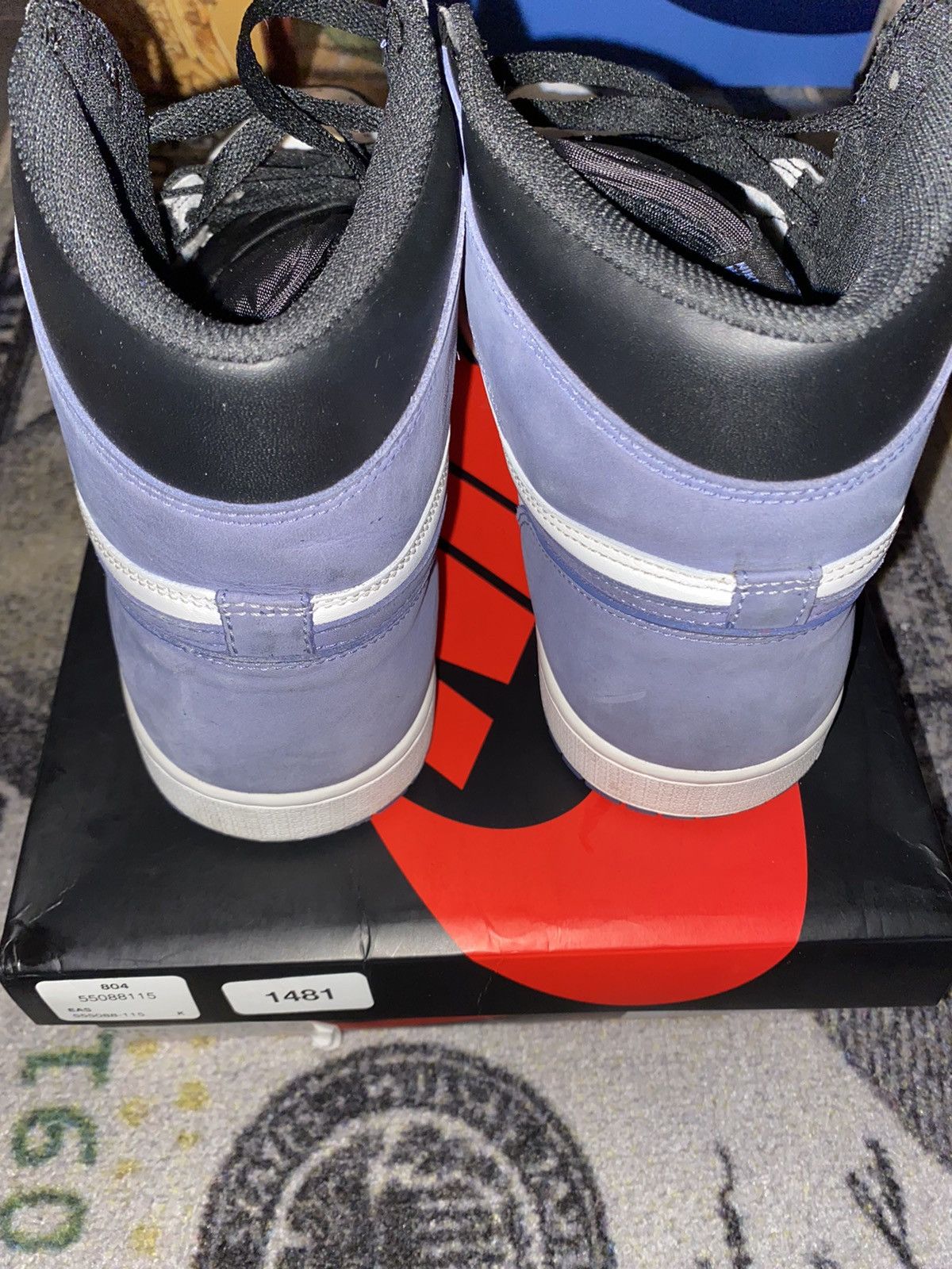 Jordan Brand × Nike Jordan 1 Retro High Blue Moon Size US 13 / EU 46 - 4 Thumbnail