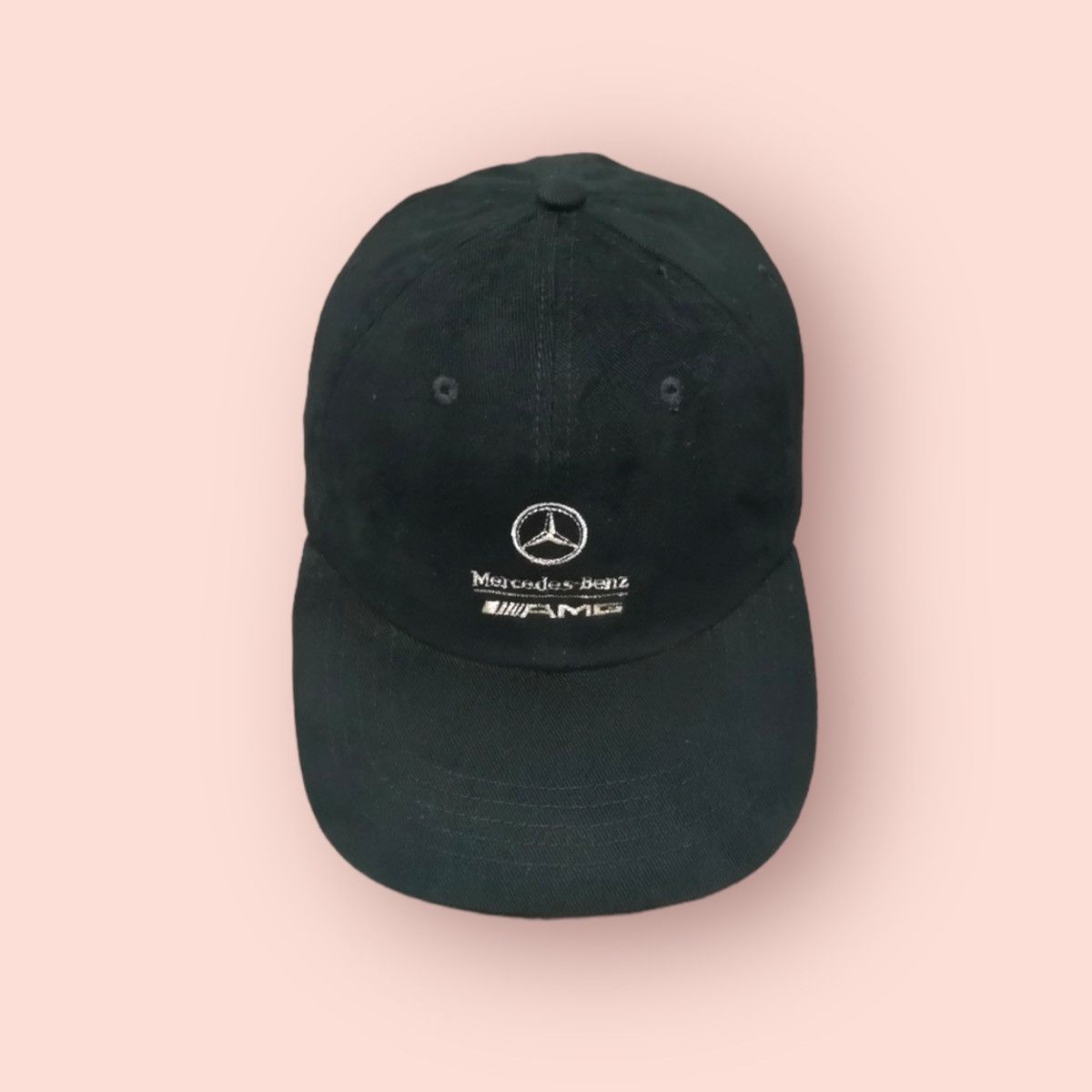 image of Vintage Mercedes Benz Amg Racing Cap in Black, Men's