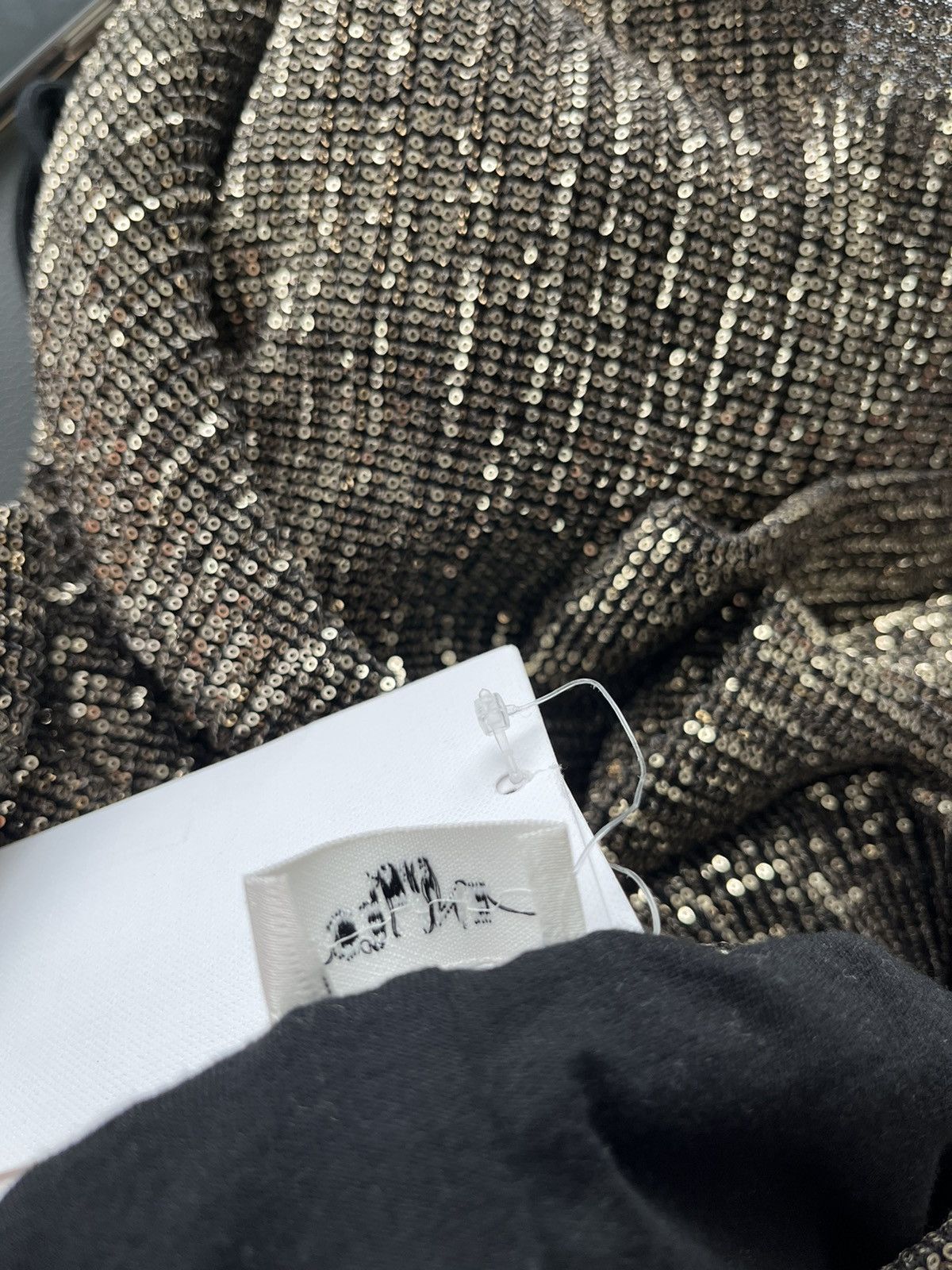 Celine × Hedi Slimane Brand New Celine Super Runway Glitter Shorts Size US 32 / EU 48 - 14 Thumbnail