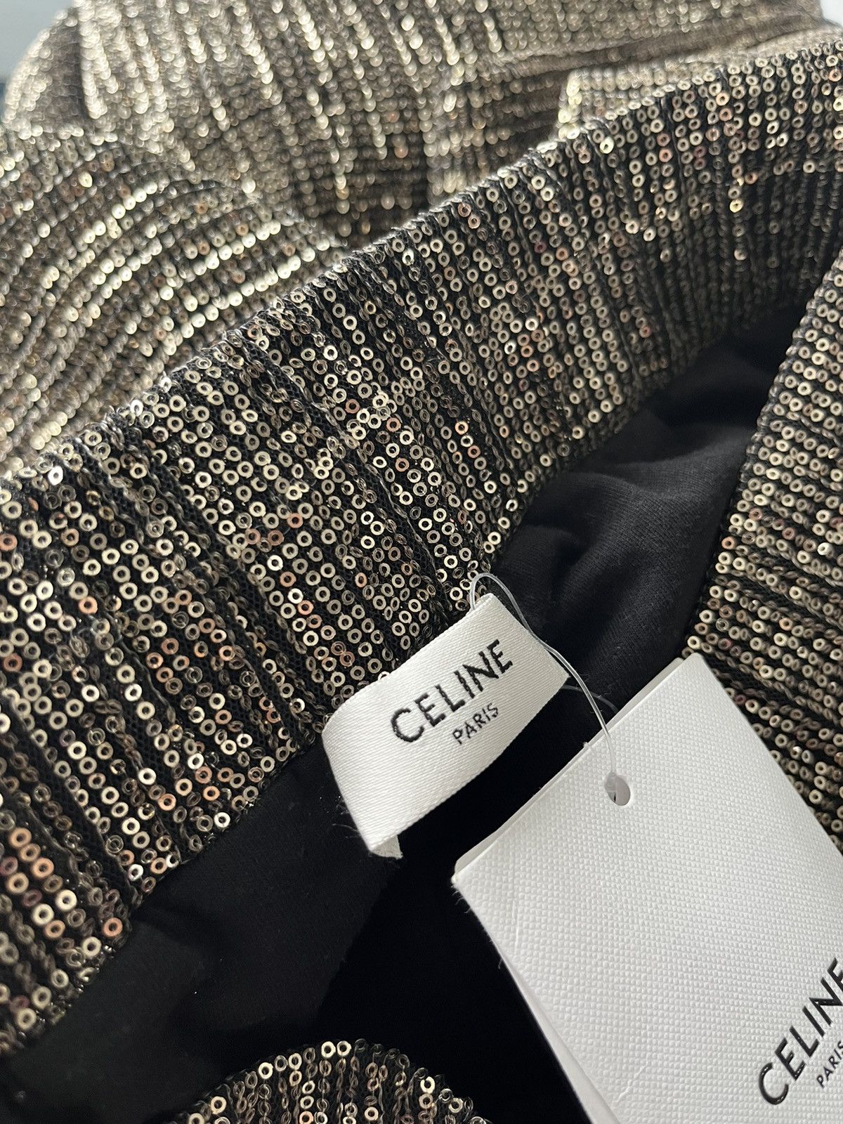Celine × Hedi Slimane Brand New Celine Super Runway Glitter Shorts Size US 32 / EU 48 - 7 Thumbnail