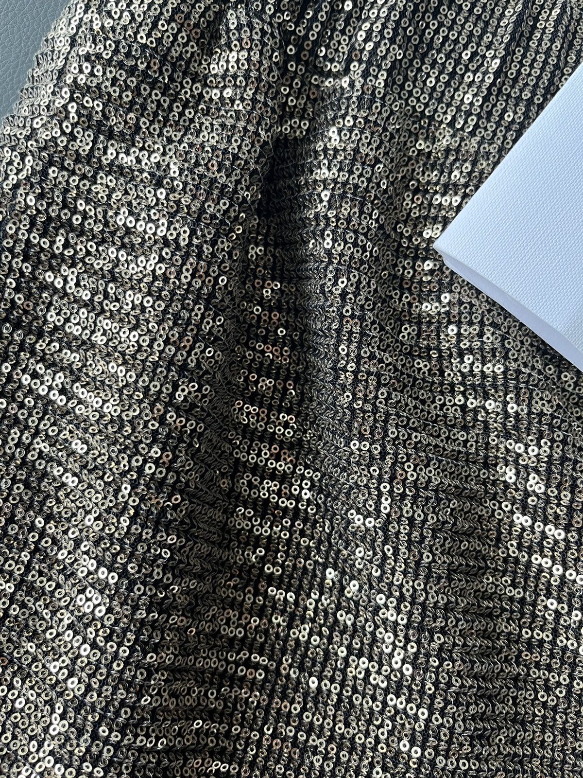 Celine × Hedi Slimane Brand New Celine Super Runway Glitter Shorts Size US 32 / EU 48 - 19 Thumbnail