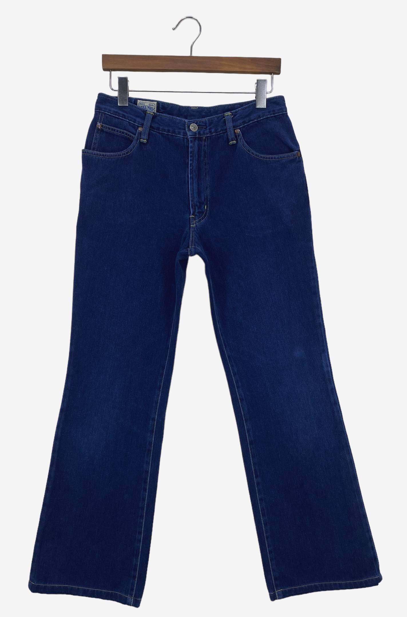 Japanese Brand Blueway Bootcut Denim Pocket Jeans Size US 29 - 2 Thumbnail