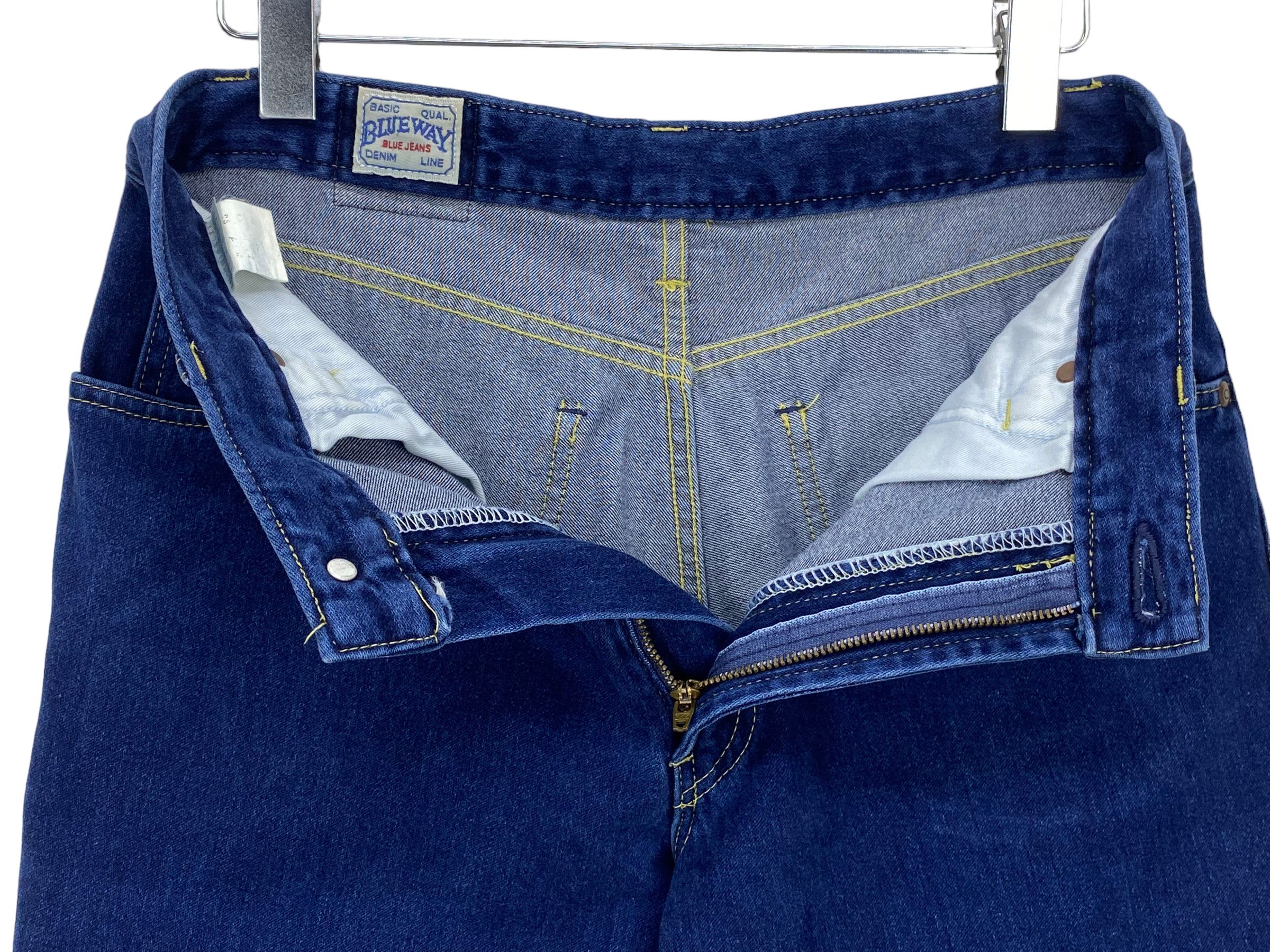Japanese Brand Blueway Bootcut Denim Pocket Jeans Size US 29 - 4 Thumbnail