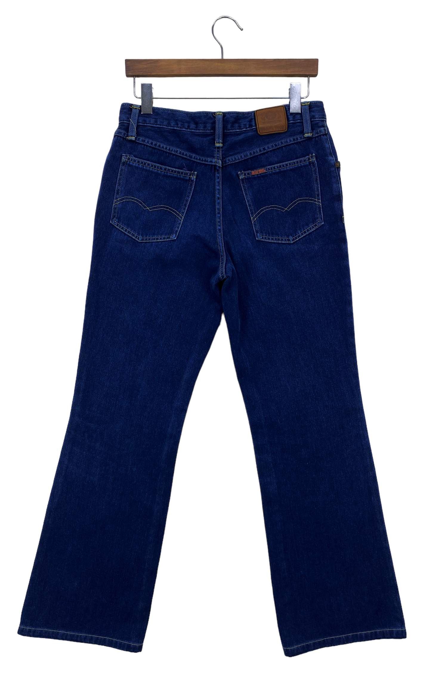 Japanese Brand Blueway Bootcut Denim Pocket Jeans Size US 29 - 1 Thumbnail