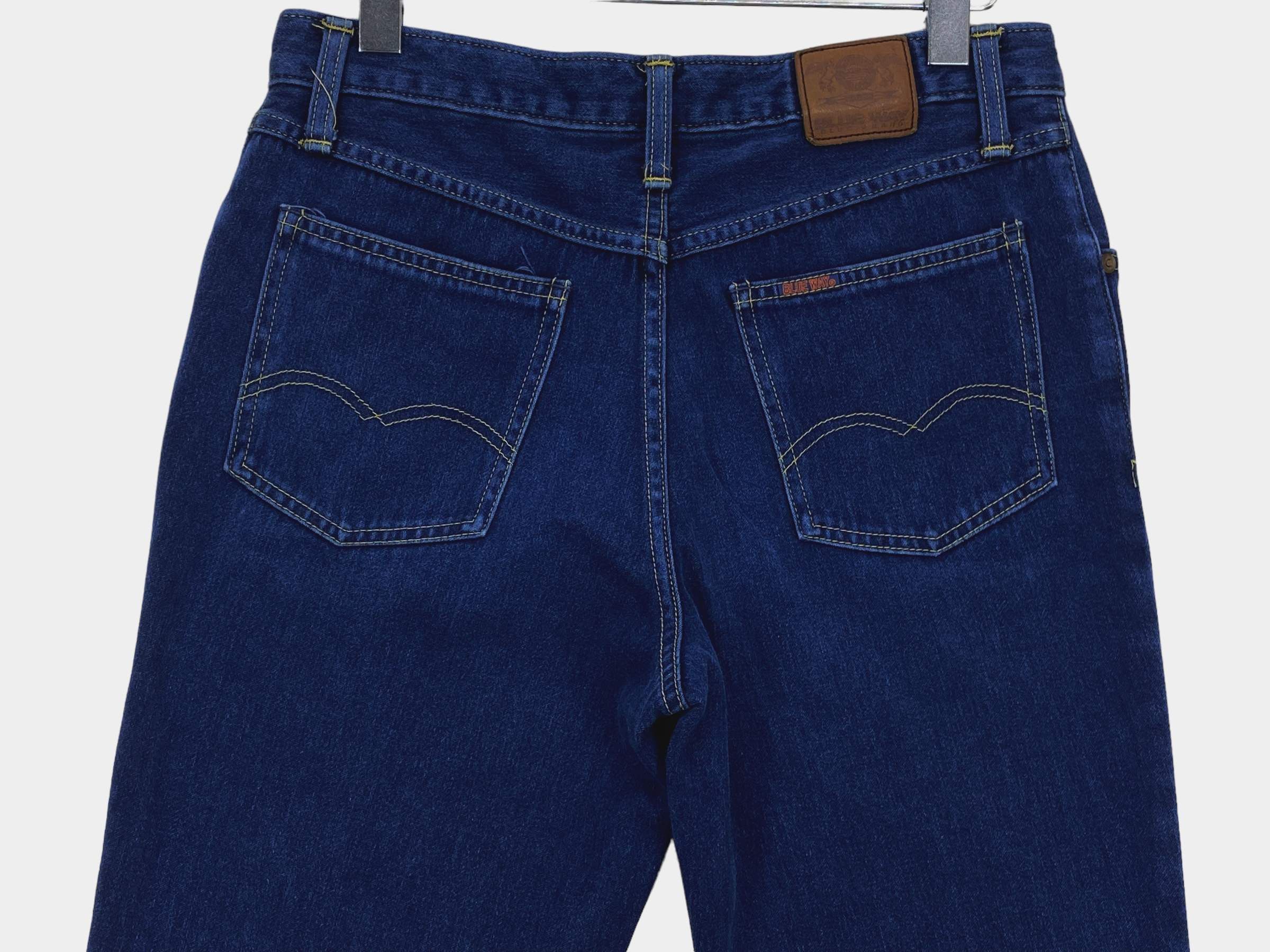 Japanese Brand Blueway Bootcut Denim Pocket Jeans Size US 29 - 7 Thumbnail