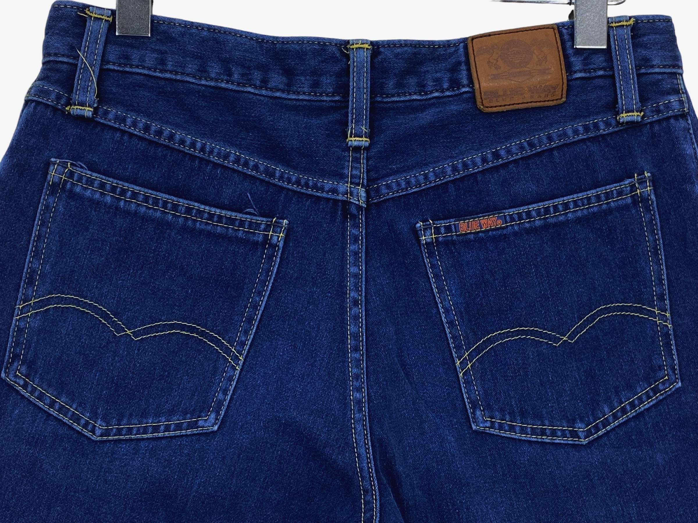 Japanese Brand Blueway Bootcut Denim Pocket Jeans Size US 29 - 9 Thumbnail