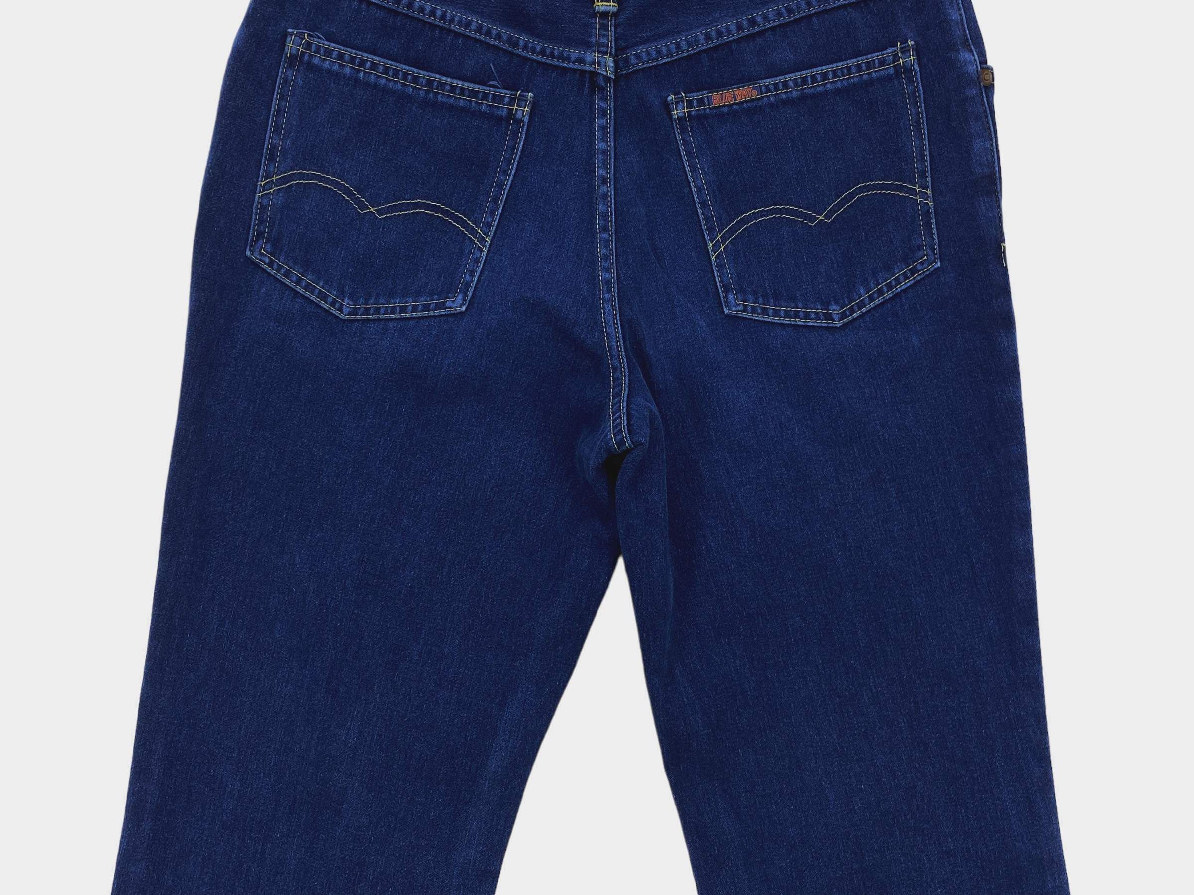 Japanese Brand Blueway Bootcut Denim Pocket Jeans Size US 29 - 10 Thumbnail