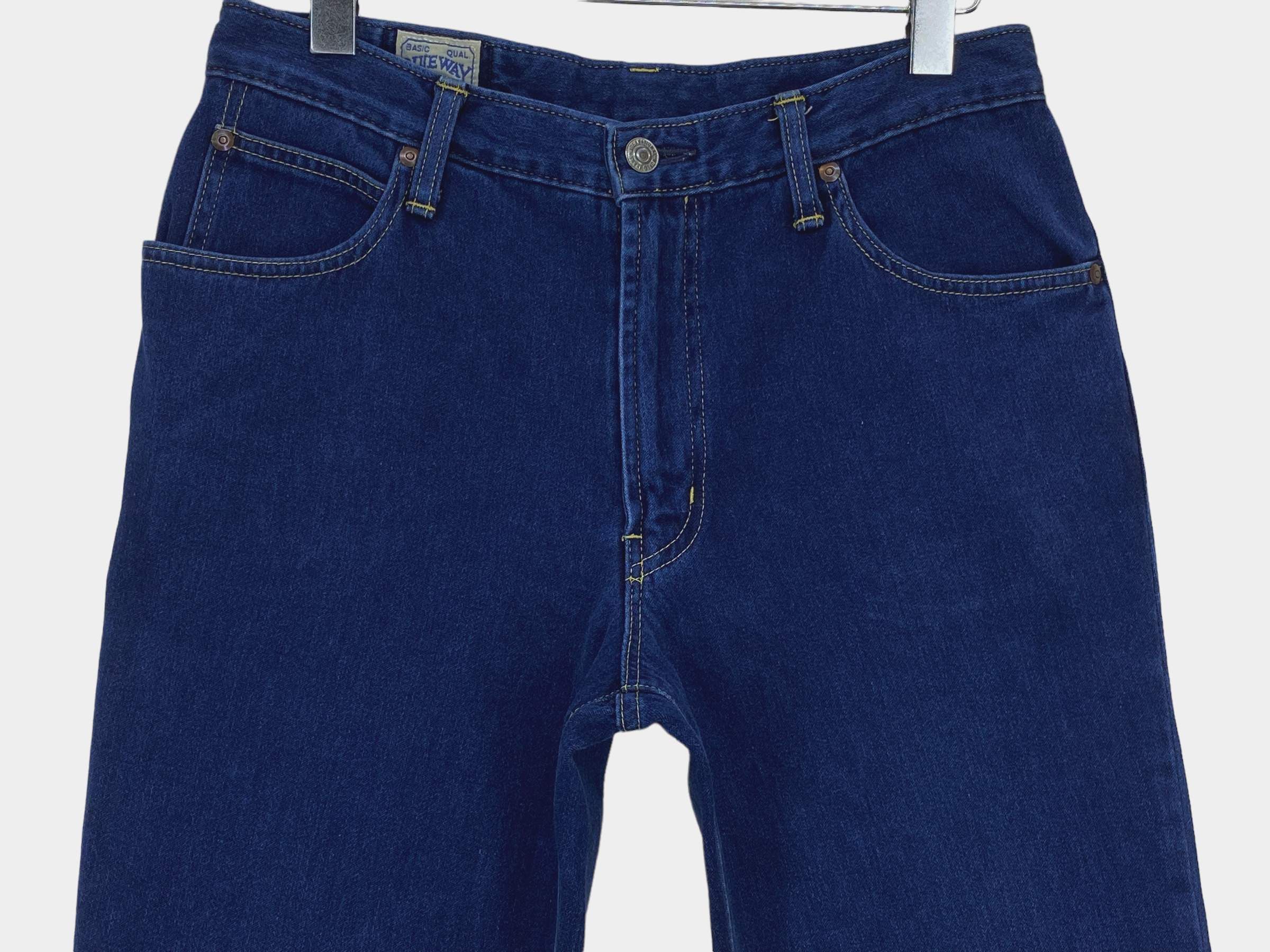 Japanese Brand Blueway Bootcut Denim Pocket Jeans Size US 29 - 3 Thumbnail
