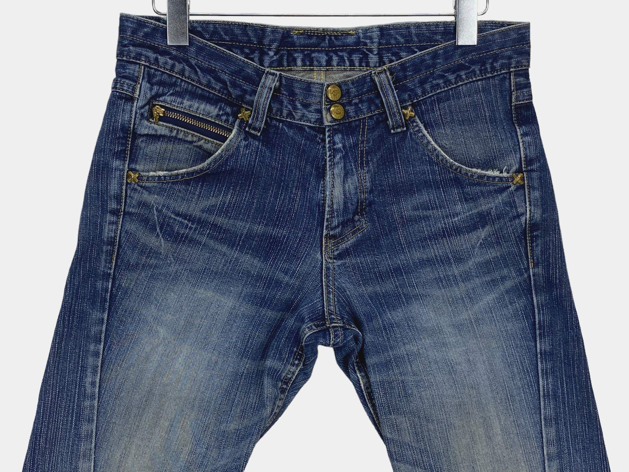 Japanese Brand × Lee Lee Riders Bootcut Jeans Vintage Twisted Seam Jeans Size 31" - 3 Thumbnail
