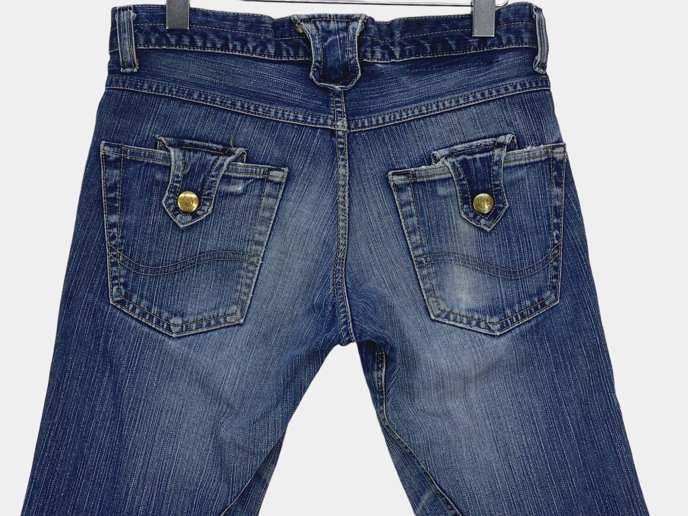 Japanese Brand × Lee Lee Riders Bootcut Jeans Vintage Twisted Seam Jeans Size 31" - 8 Thumbnail