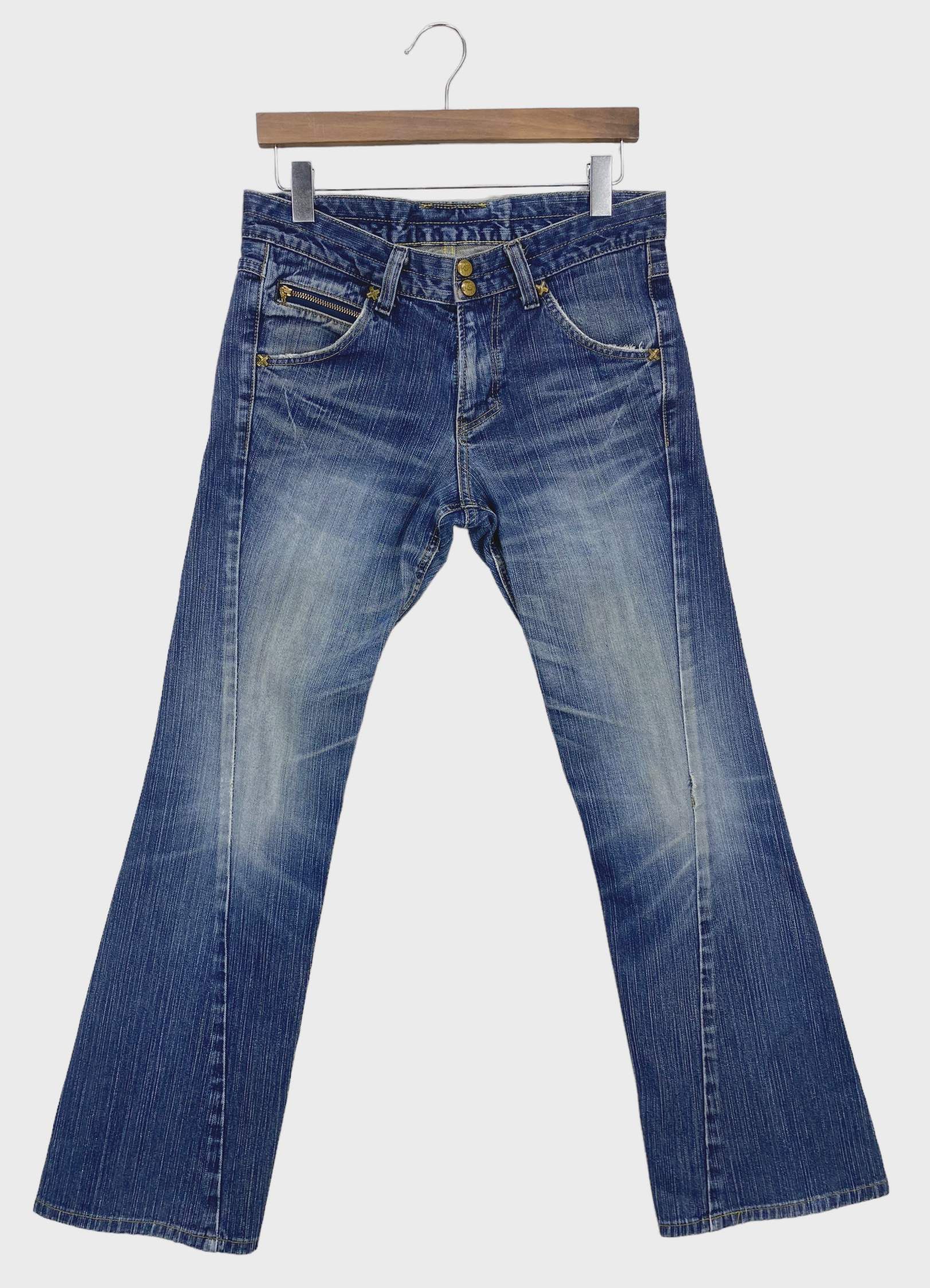 Japanese Brand × Lee Lee Riders Bootcut Jeans Vintage Twisted Seam Jeans Size 31" - 2 Thumbnail