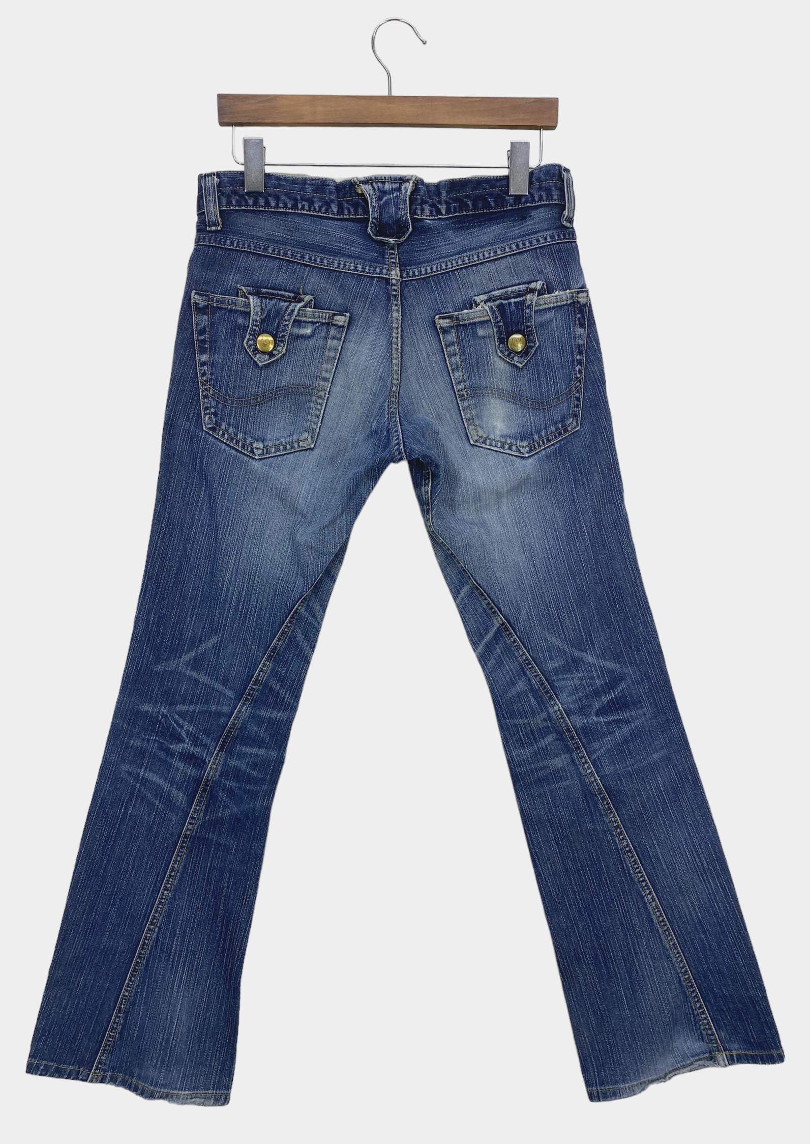 Japanese Brand × Lee Lee Riders Bootcut Jeans Vintage Twisted Seam Jeans Size 31" - 1 Thumbnail