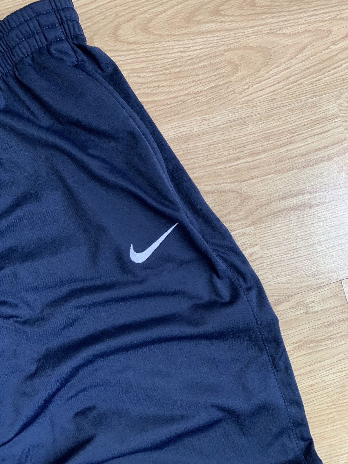 Nike × Vintage Vintage Nike Navy Track Pants Swoosh Size US 34 / EU 50 - 3 Thumbnail