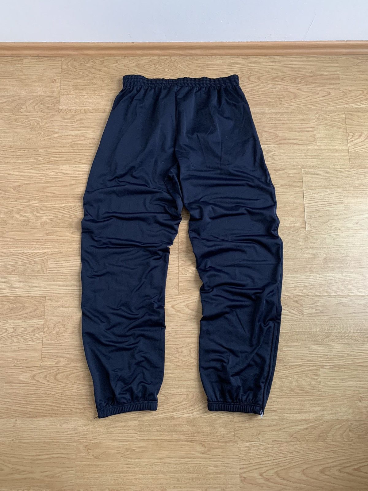Nike × Vintage Vintage Nike Navy Track Pants Swoosh Size US 34 / EU 50 - 2 Thumbnail