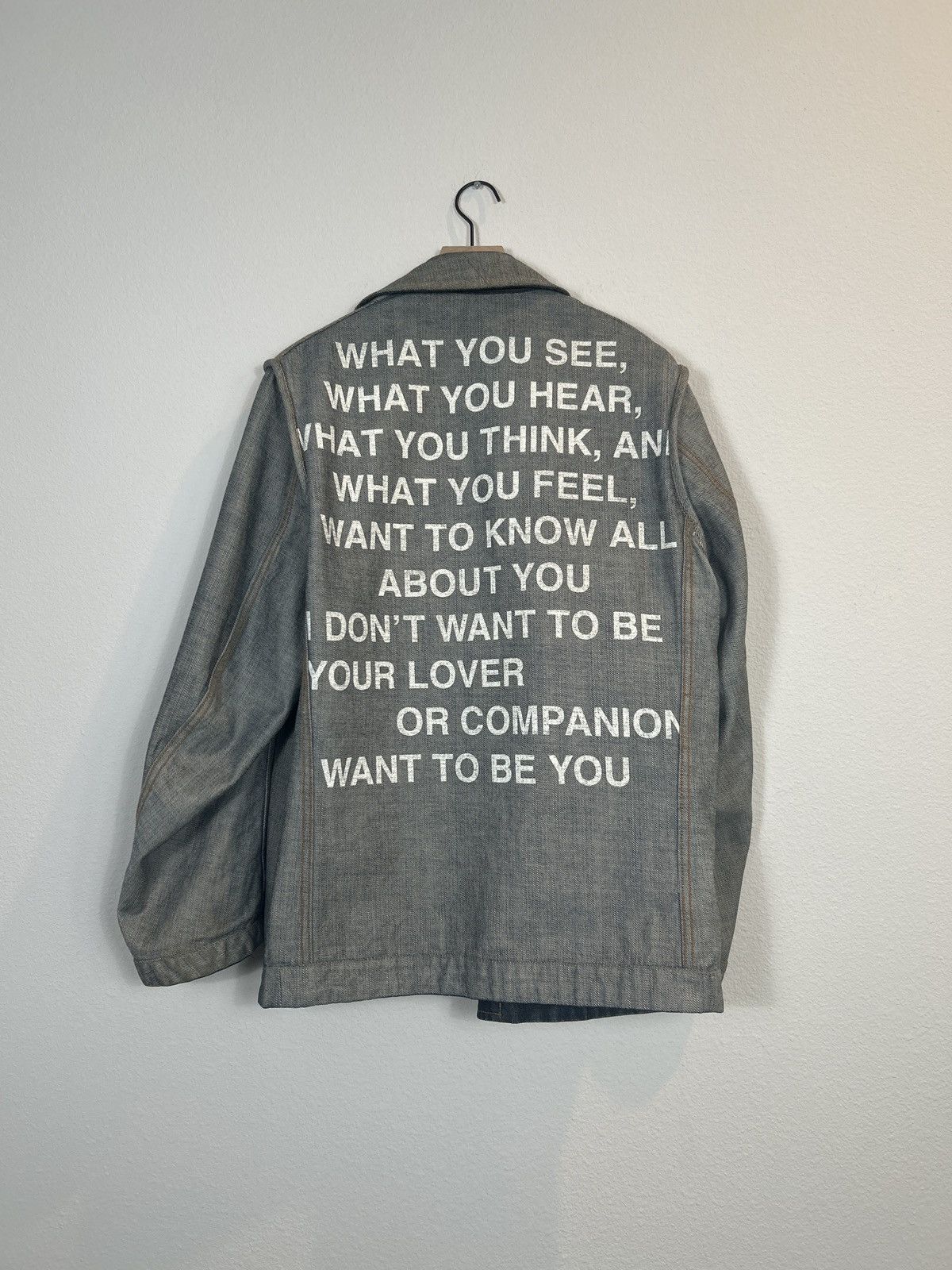 Junya Watanabe SS2002 Poem Jacket | Grailed