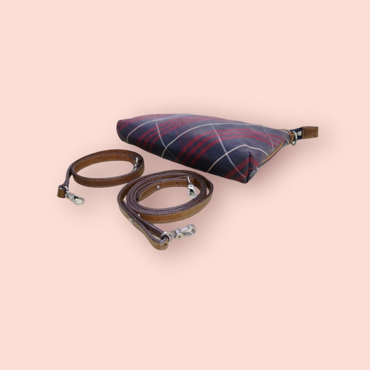 Burberry × Vintage BURBERRY 2 WAY PURSE SLING /WRISTLET Size ONE SIZE - 8 Thumbnail