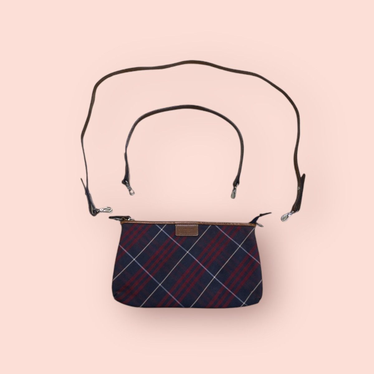 Burberry × Vintage BURBERRY 2 WAY PURSE SLING /WRISTLET Size ONE SIZE - 2 Thumbnail