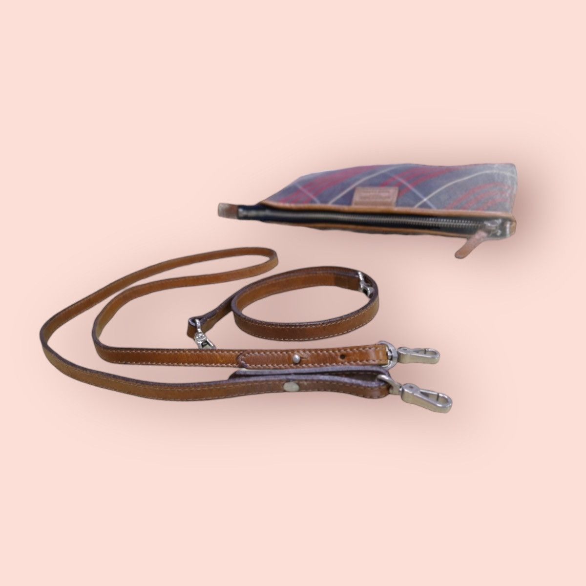 Burberry × Vintage BURBERRY 2 WAY PURSE SLING /WRISTLET Size ONE SIZE - 9 Thumbnail