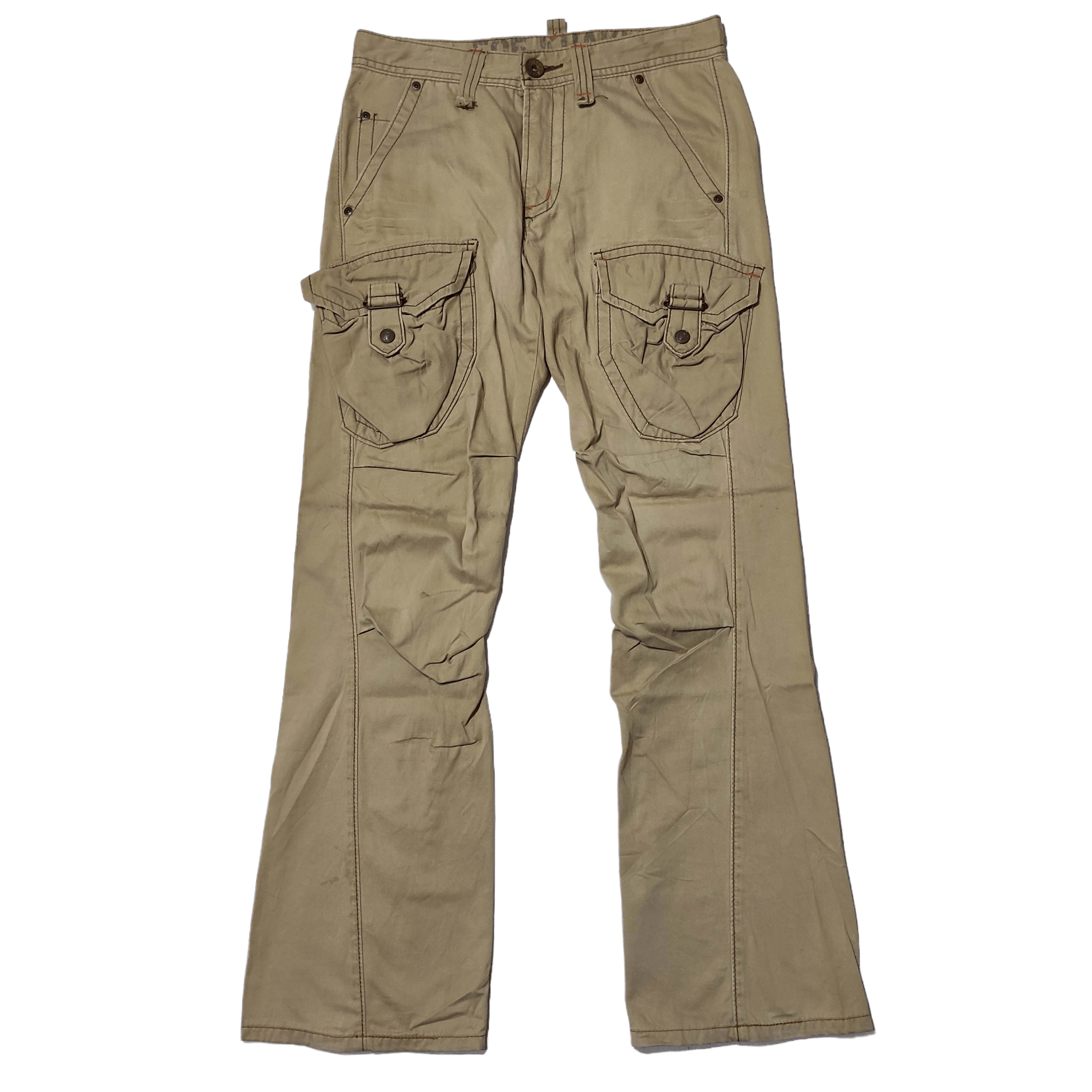 Edwin Edwin 505 Khaki 3D Front Pocket Bush Pant Size US 30 / EU 46 - 2 Thumbnail