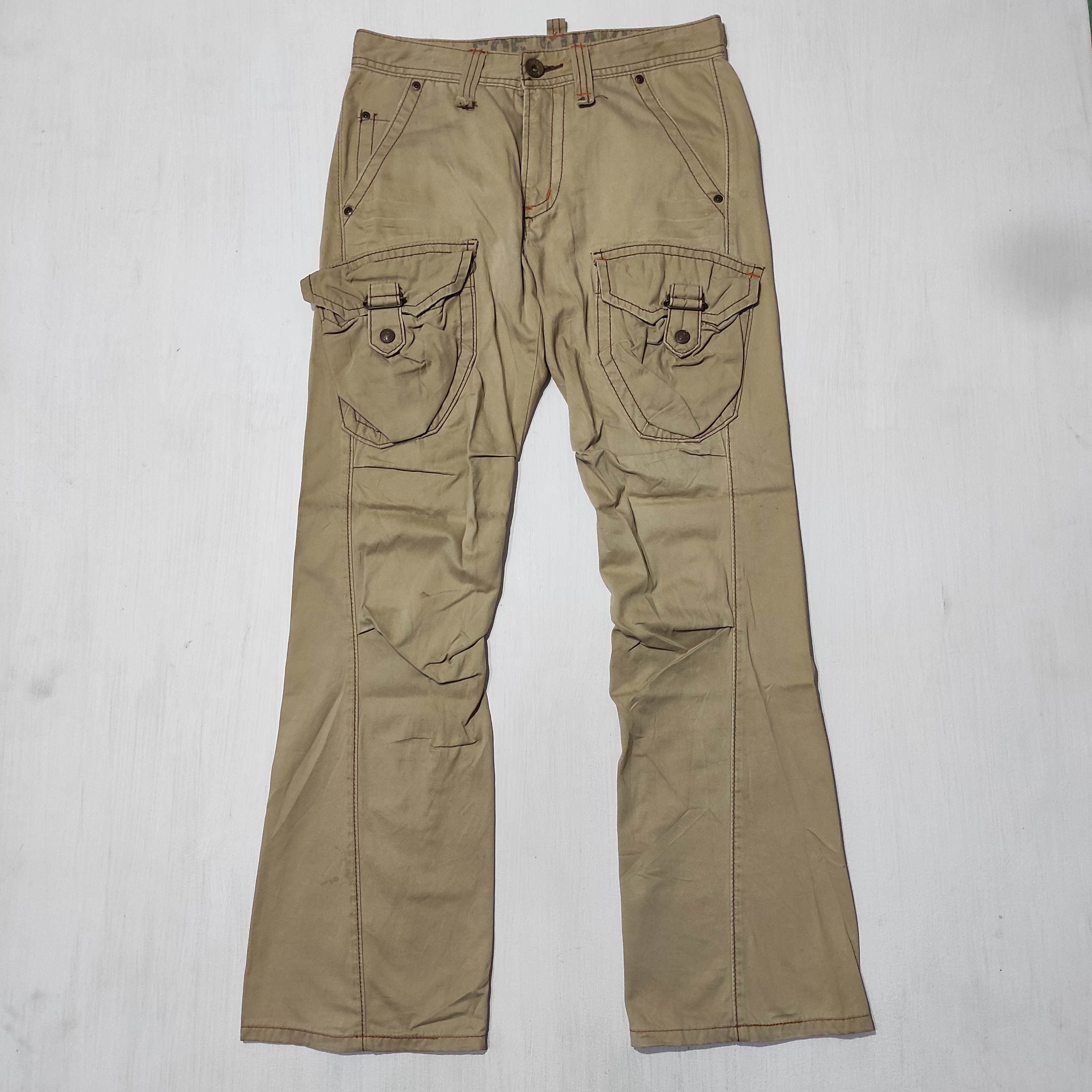 Edwin Edwin 505 Khaki 3D Front Pocket Bush Pant Size US 30 / EU 46 - 3 Thumbnail