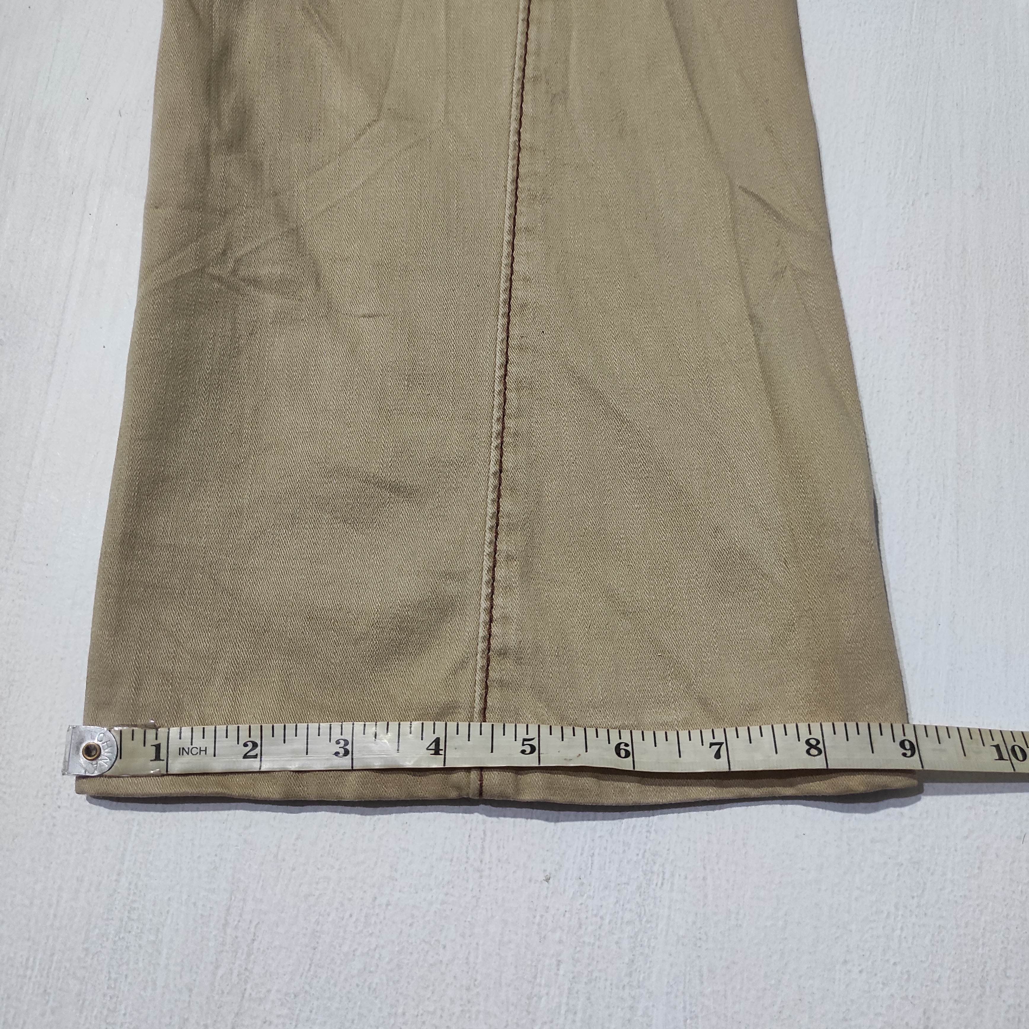 Edwin Edwin 505 Khaki 3D Front Pocket Bush Pant Size US 30 / EU 46 - 20 Thumbnail