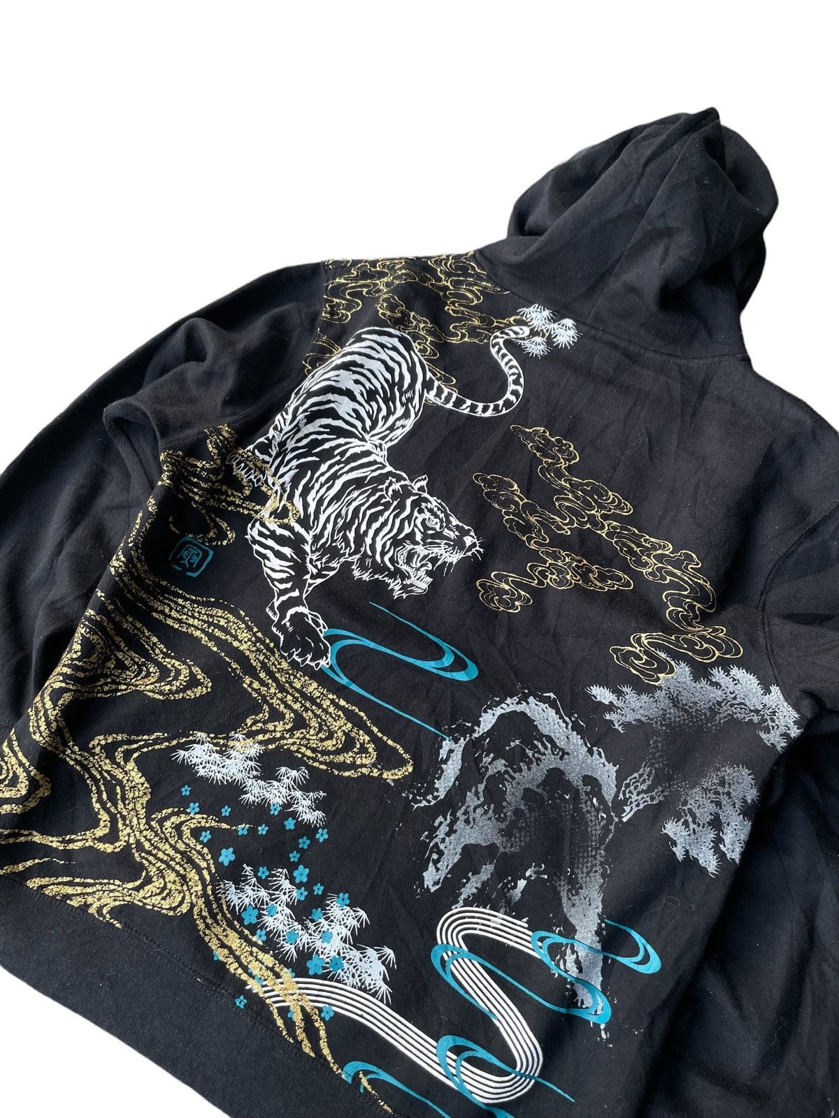 Japanese Brand Sukajan Tiger Zipper Hoodie Size US M / EU 48-50 / 2 - 9 Thumbnail