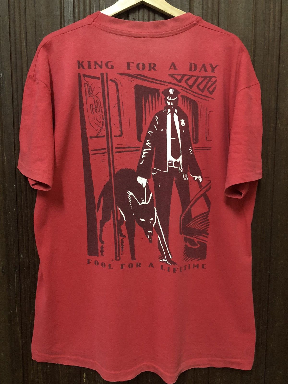 Band Tees × Vintage Vintage 90s Faith No More King For A Day Rock Band T Shirt Size US XL / EU 56 / 4 - 7 Thumbnail
