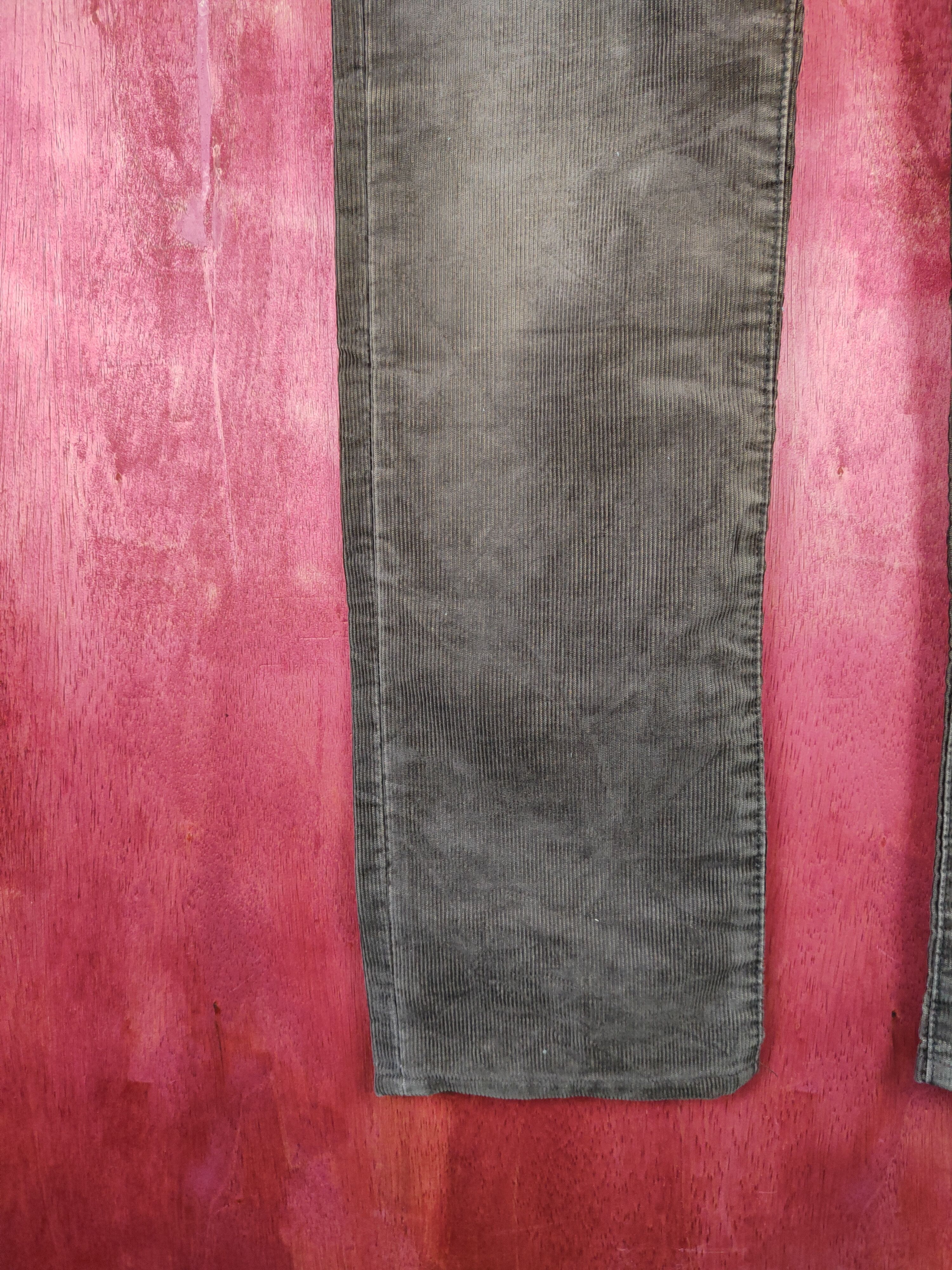 Japanese Brand Back Number Dark Brown Corduroy Cargo Pants #S579 Size US 30 / EU 46 - 4 Thumbnail